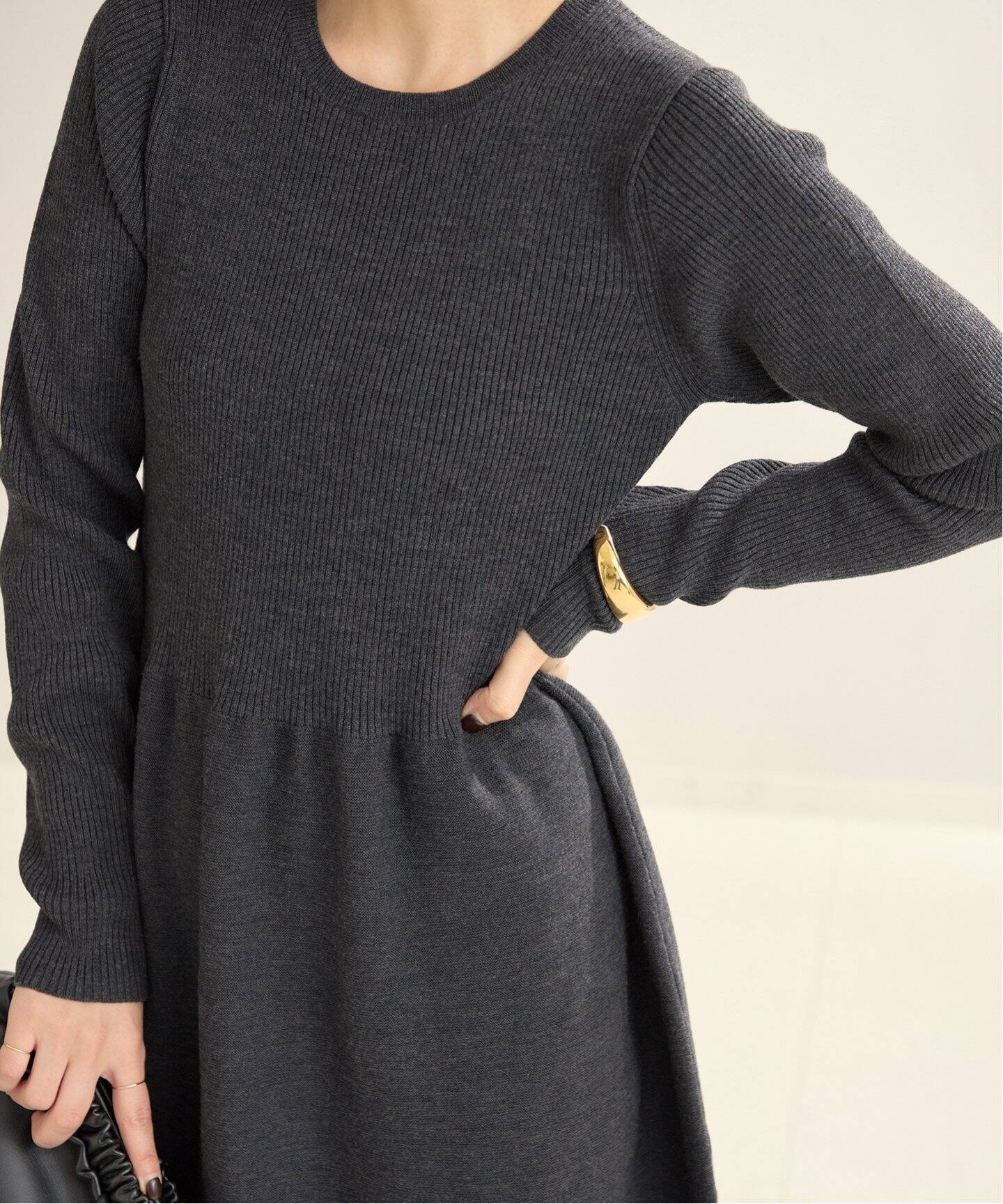 rib combi ニット ドレス（ワンピース）｜Plage（プラージュ）の通販  