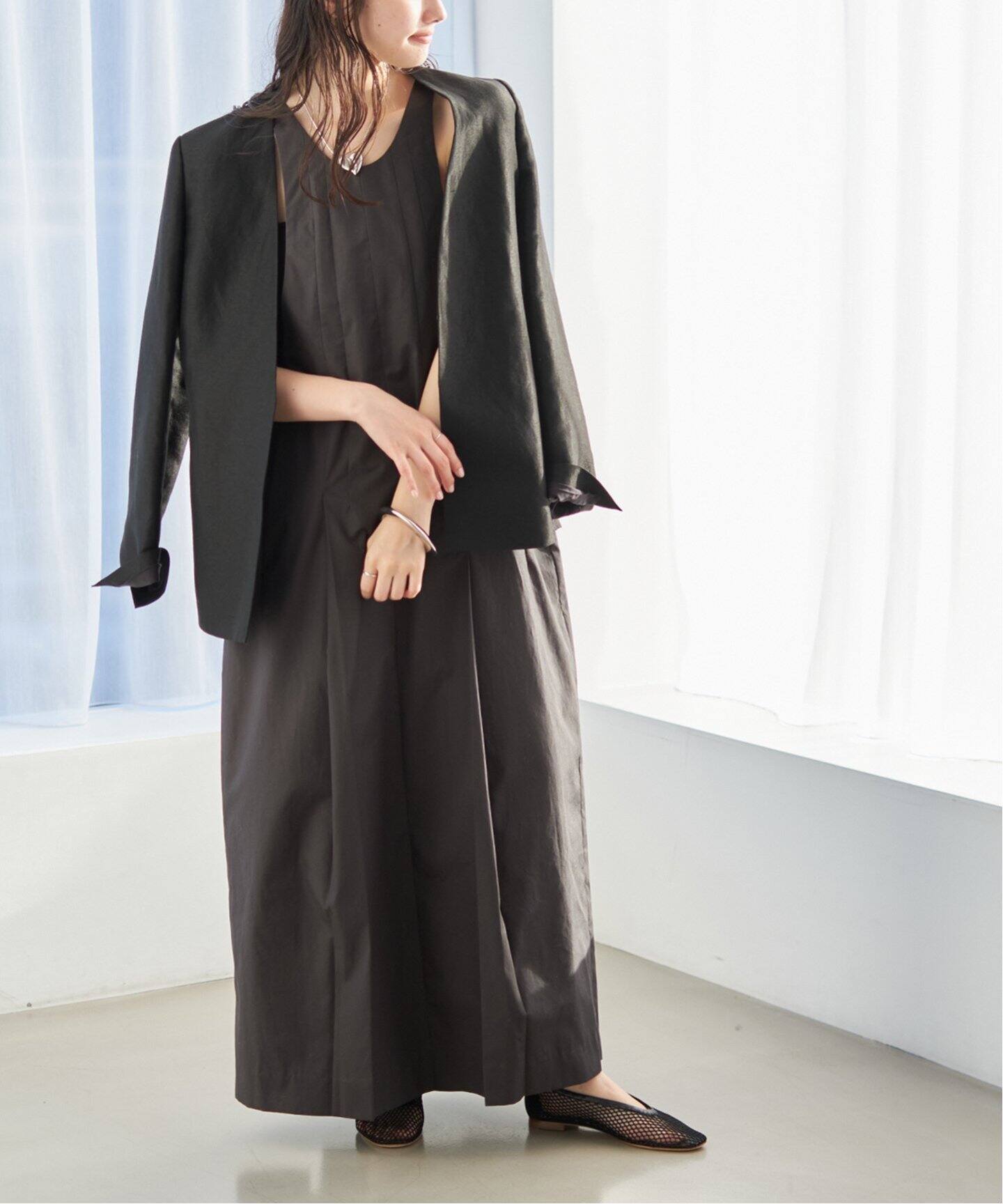 JANE SMITH/ジェーンスミス】COTTON BROAD AMERICAN SLEEVE ワンピース 