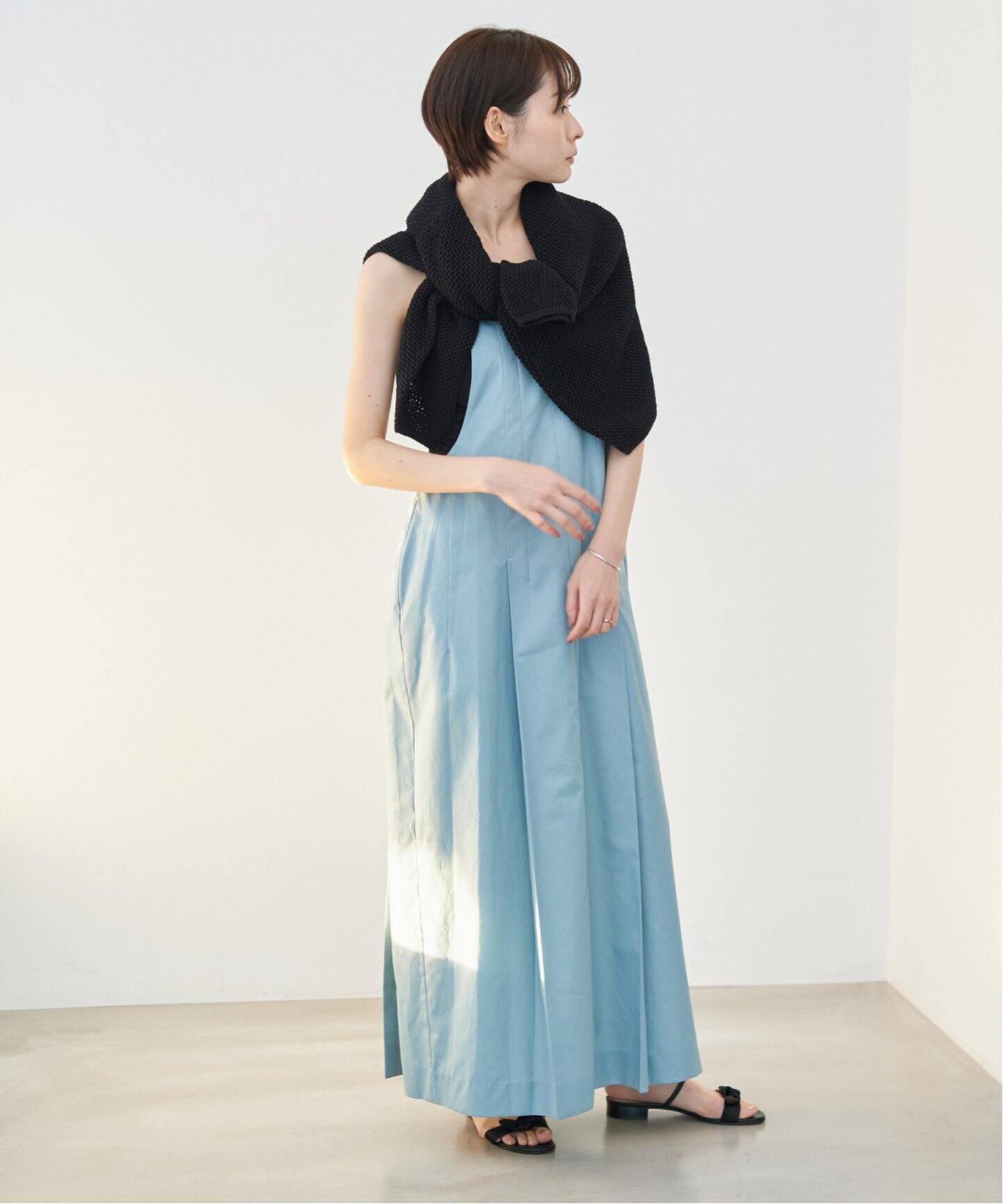JANE SMITH/ジェーンスミス】COTTON BROAD AMERICAN SLEEVE ワンピース 