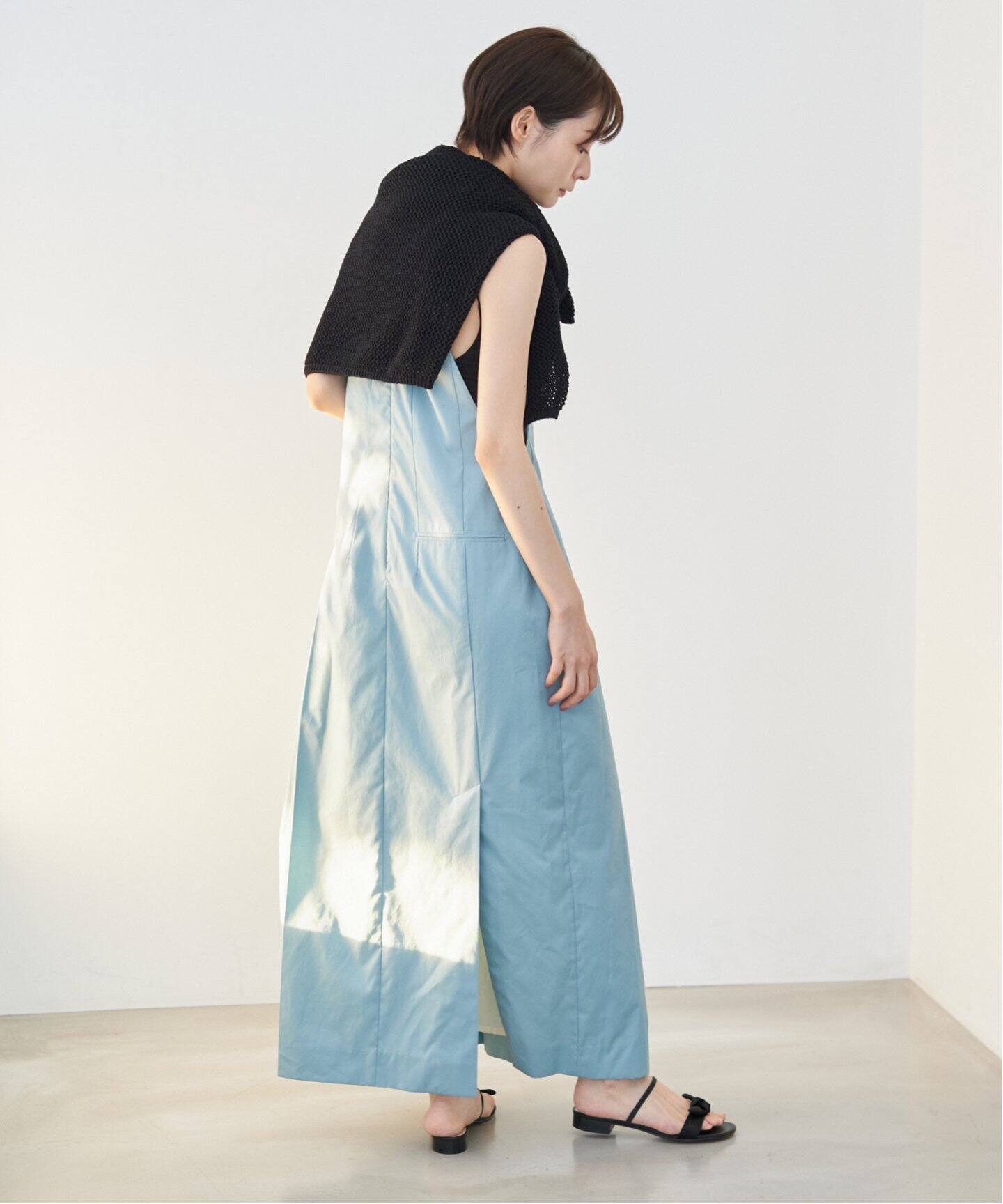 JANE SMITH/ジェーンスミス】COTTON BROAD AMERICAN SLEEVE ワンピース  