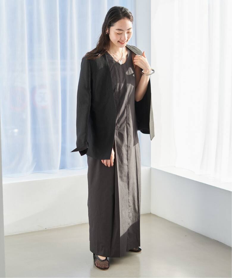 JANE SMITH/ジェーンスミス】COTTON BROAD AMERICAN SLEEVE ワンピース  