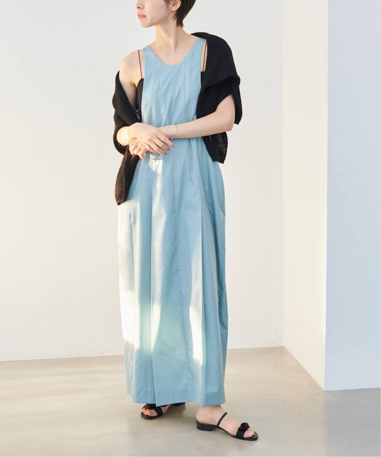 JANE SMITH/ジェーンスミス】COTTON BROAD AMERICAN SLEEVE ワンピース  