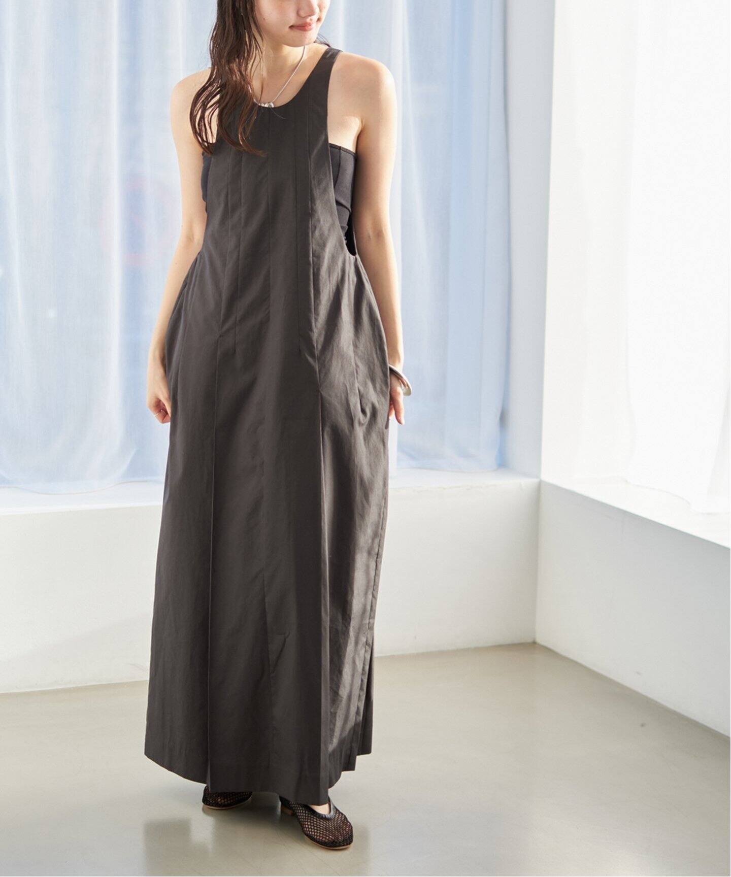 JANE SMITH/ジェーンスミス】COTTON BROAD AMERICAN SLEEVE ワンピース  