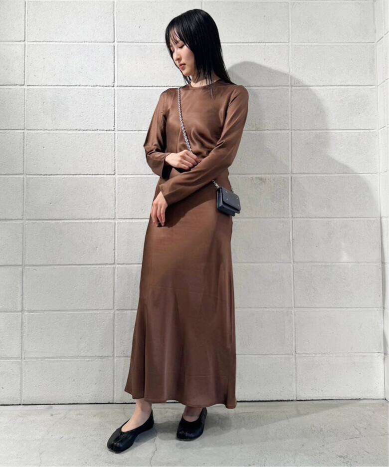 BASERANGE/ベースレンジ DYDINE LONGSLEEVE ドレス（ワンピース 