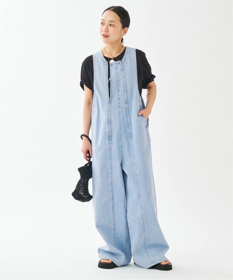 CURRENTAGE/カレンテージ 別注 W ZIP サロペット（サロペット  