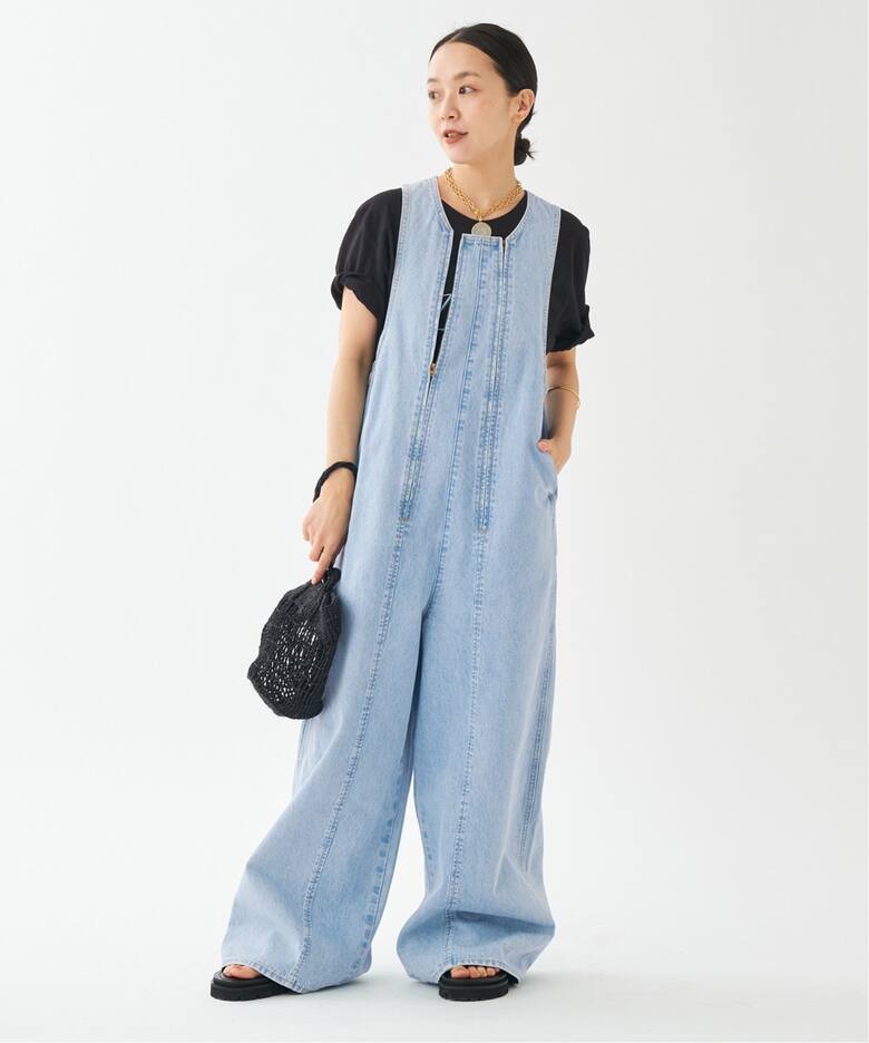 CURRENTAGE/カレンテージ 別注 W ZIP サロペット（サロペット 