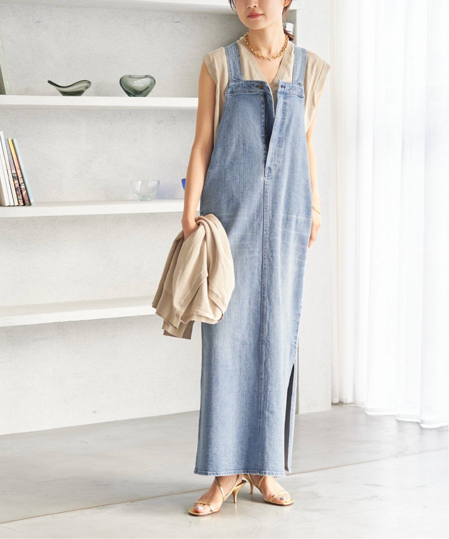 Healthy denim/ヘルシーデニム】 別注 サロペットスカート（サロペット  