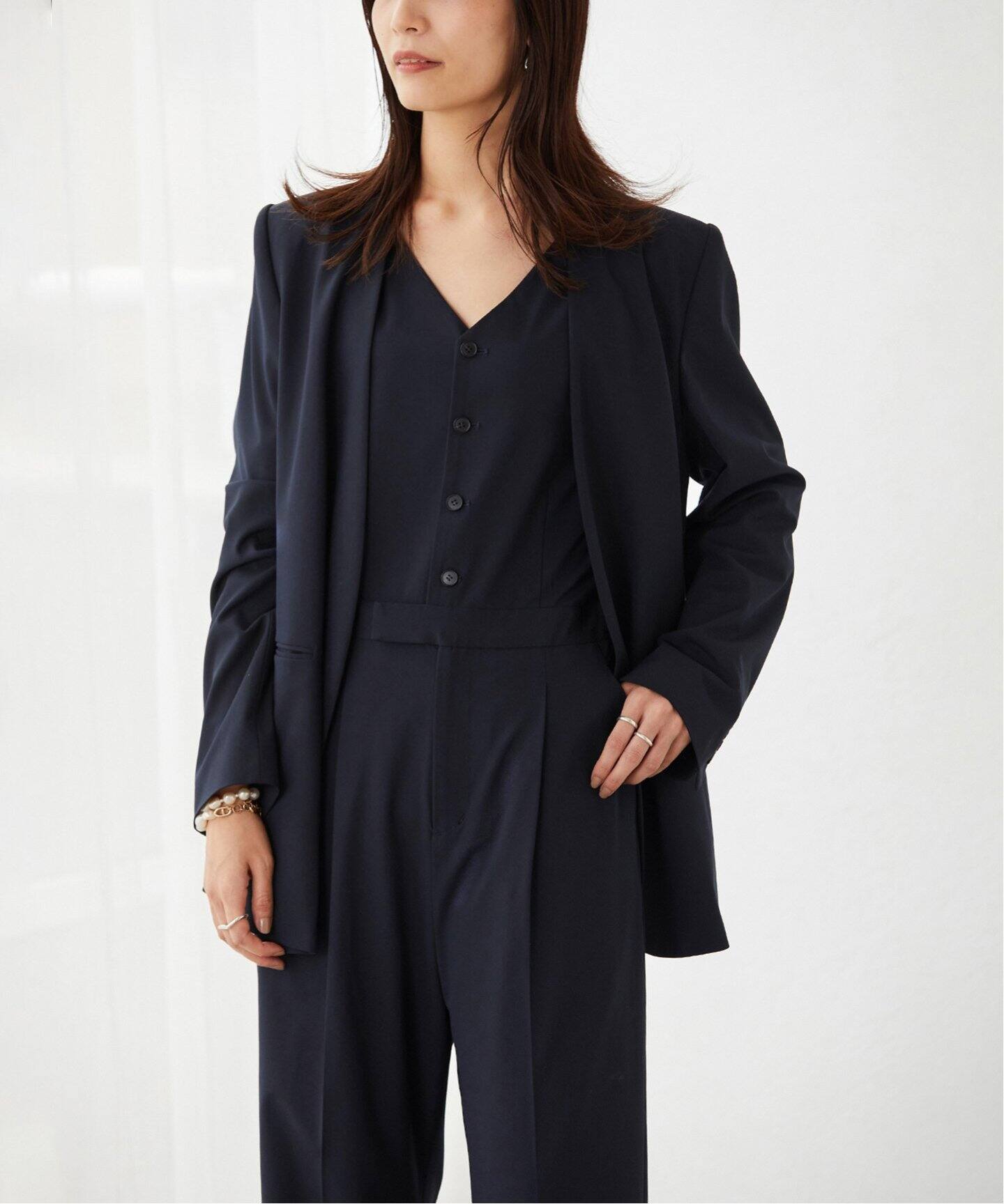 TAKASHI IKEDA x VERMEIL オールインワン スーツ（つなぎ  