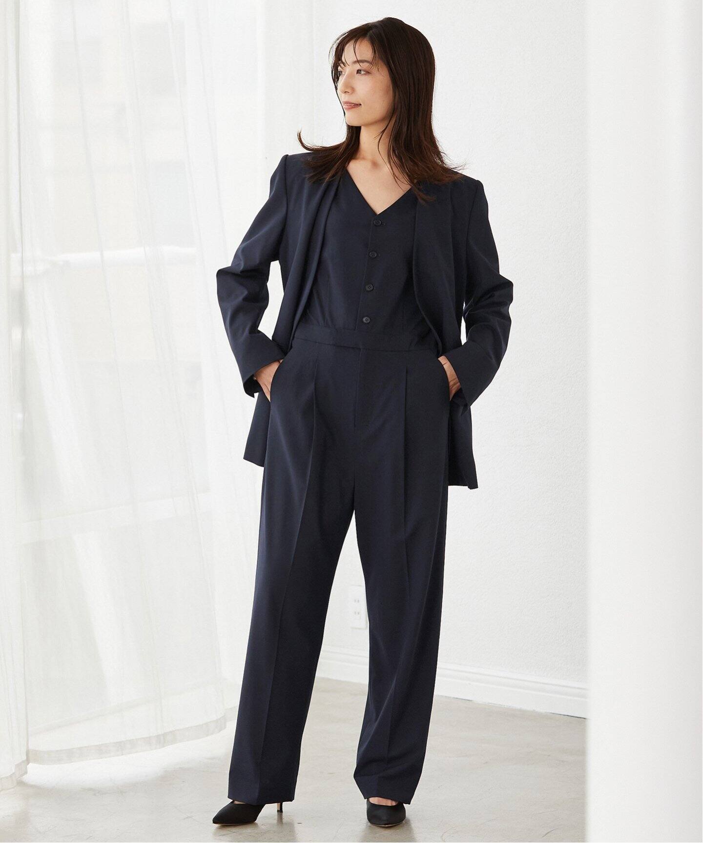 TAKASHI IKEDA x VERMEIL オールインワン スーツ（つなぎ  