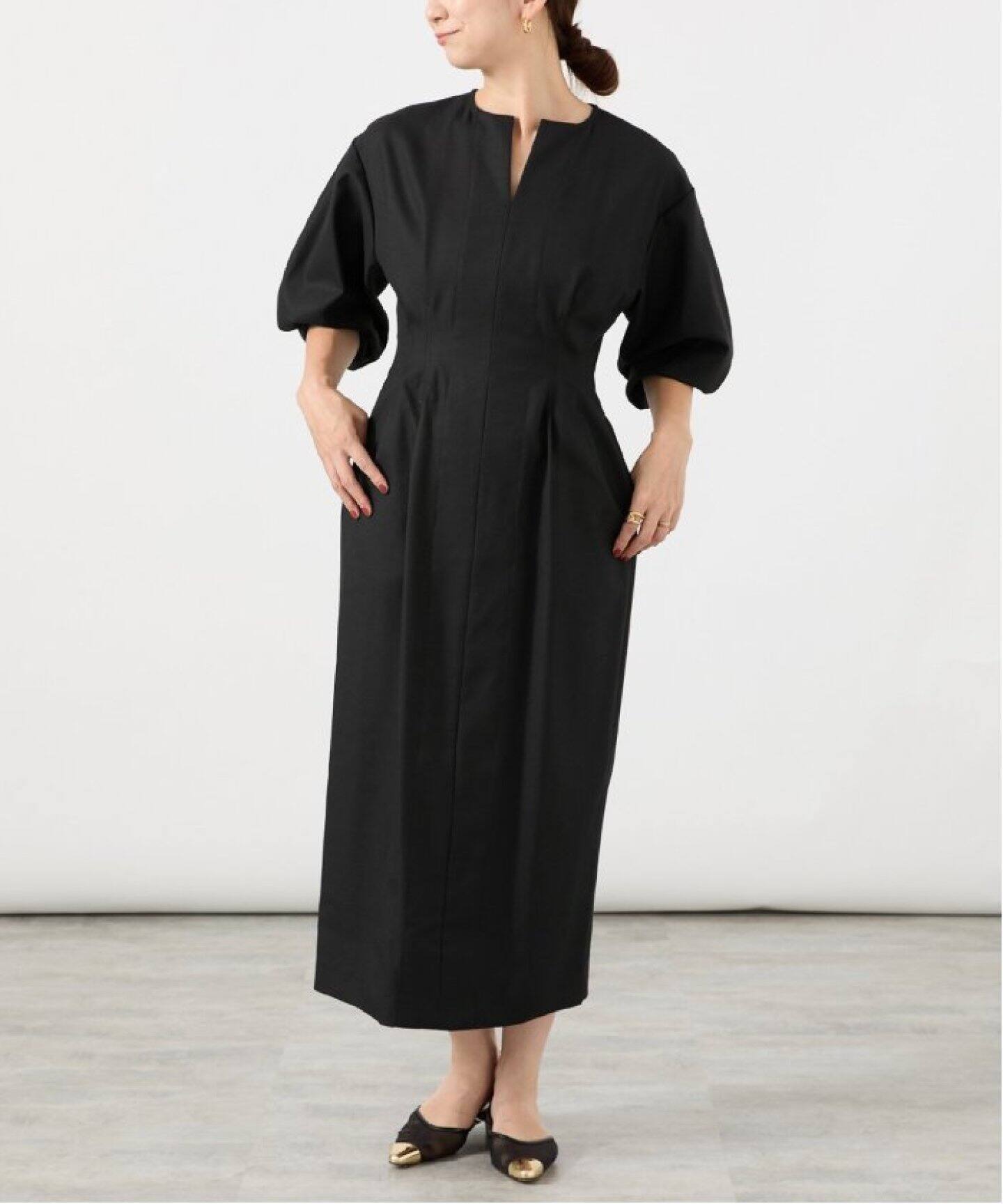 P/Ryツイルウエストシェイプワンピース（ワンピース）｜VERMEIL par  