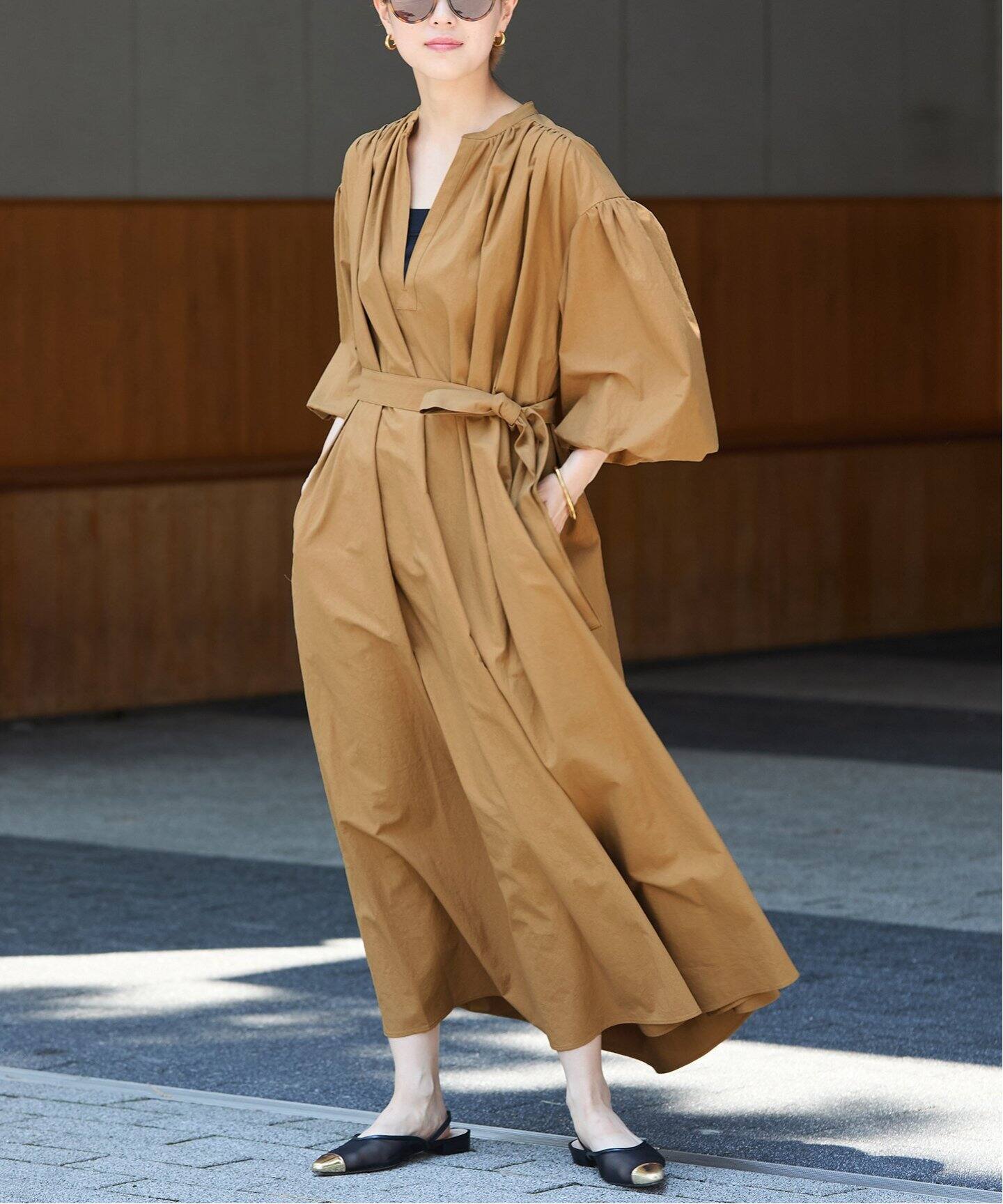 Caftan long ワンピース（ワンピース）｜VERMEIL par iena 