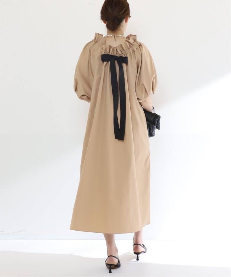 コットントロピカルドロストリボンワンピース（ワンピース）｜VERMEIL  