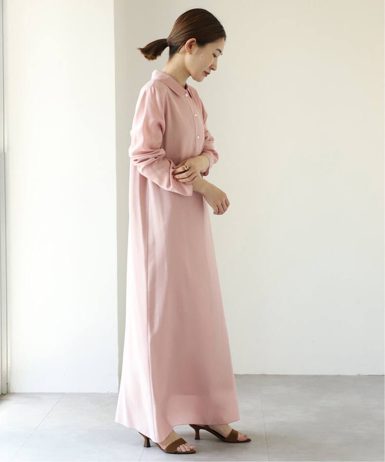 ACシフォン シアーシャツワンピース（ワンピース）｜VERMEIL par iena  