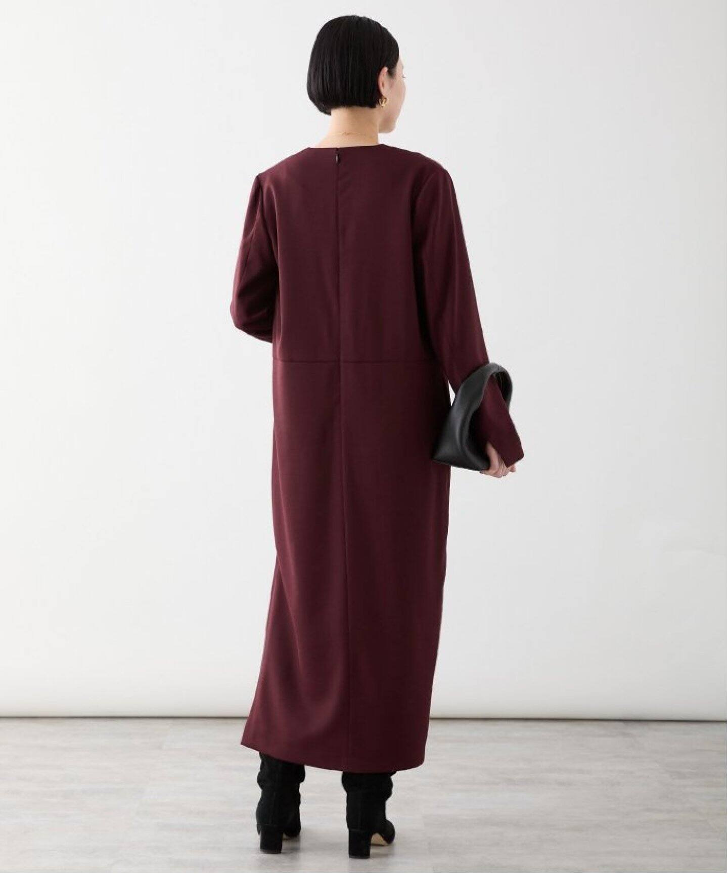 クリアウールVネックワンピース（ワンピース）｜VERMEIL par iena