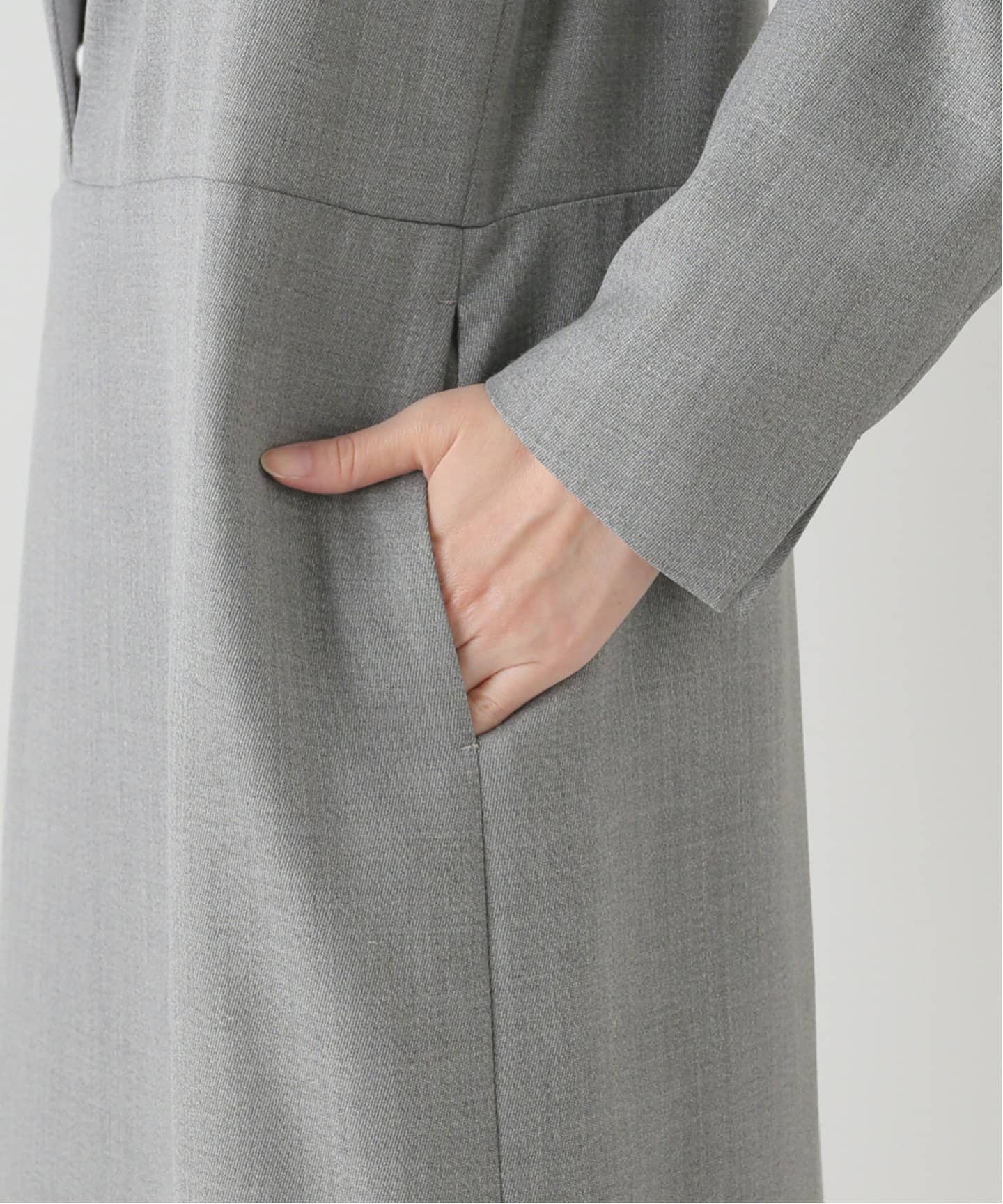 クリアウールVネックワンピース（ワンピース）｜VERMEIL par iena