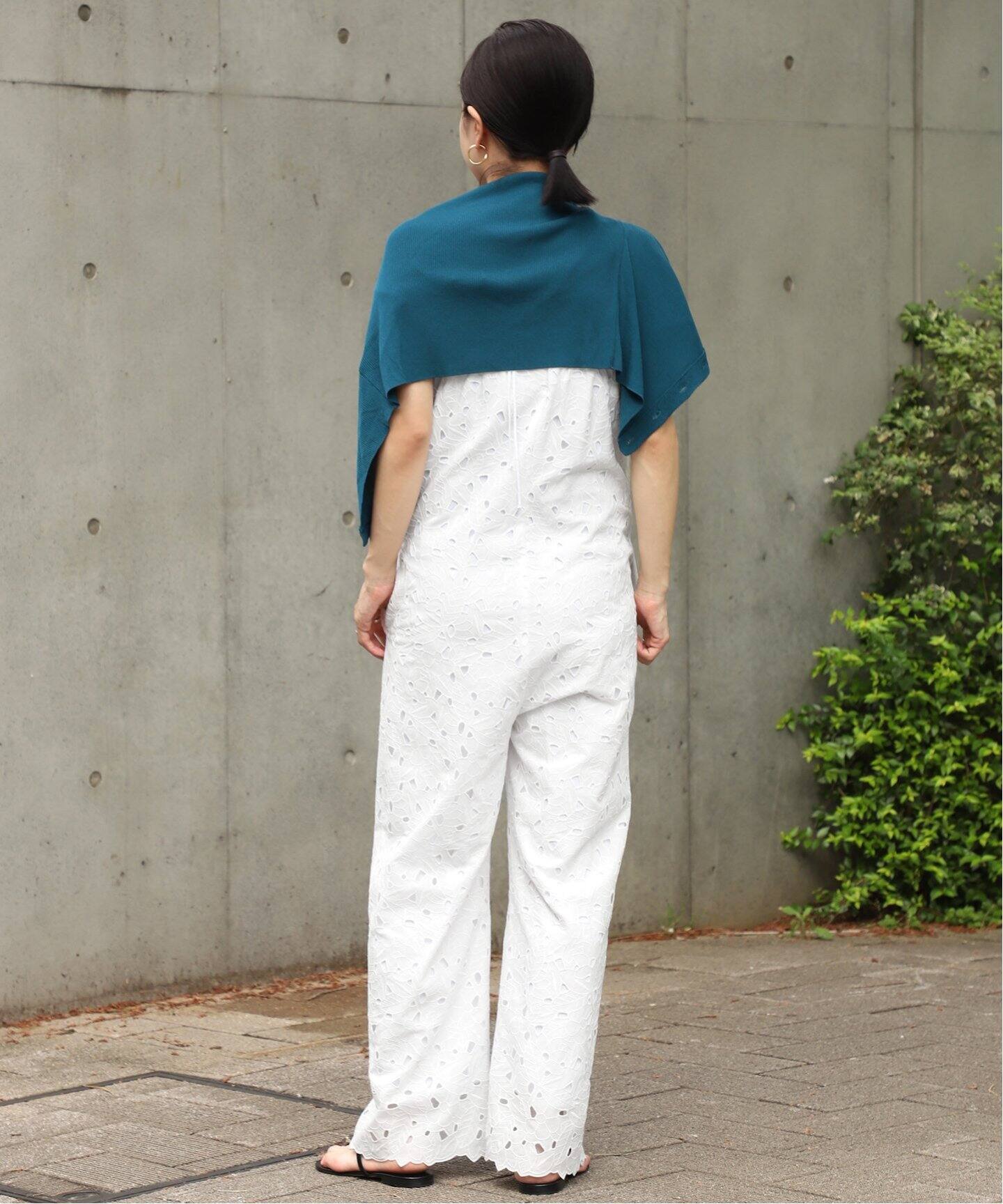 コットン刺繍オールインワン（つなぎ／オールインワン）｜VERMEIL par  