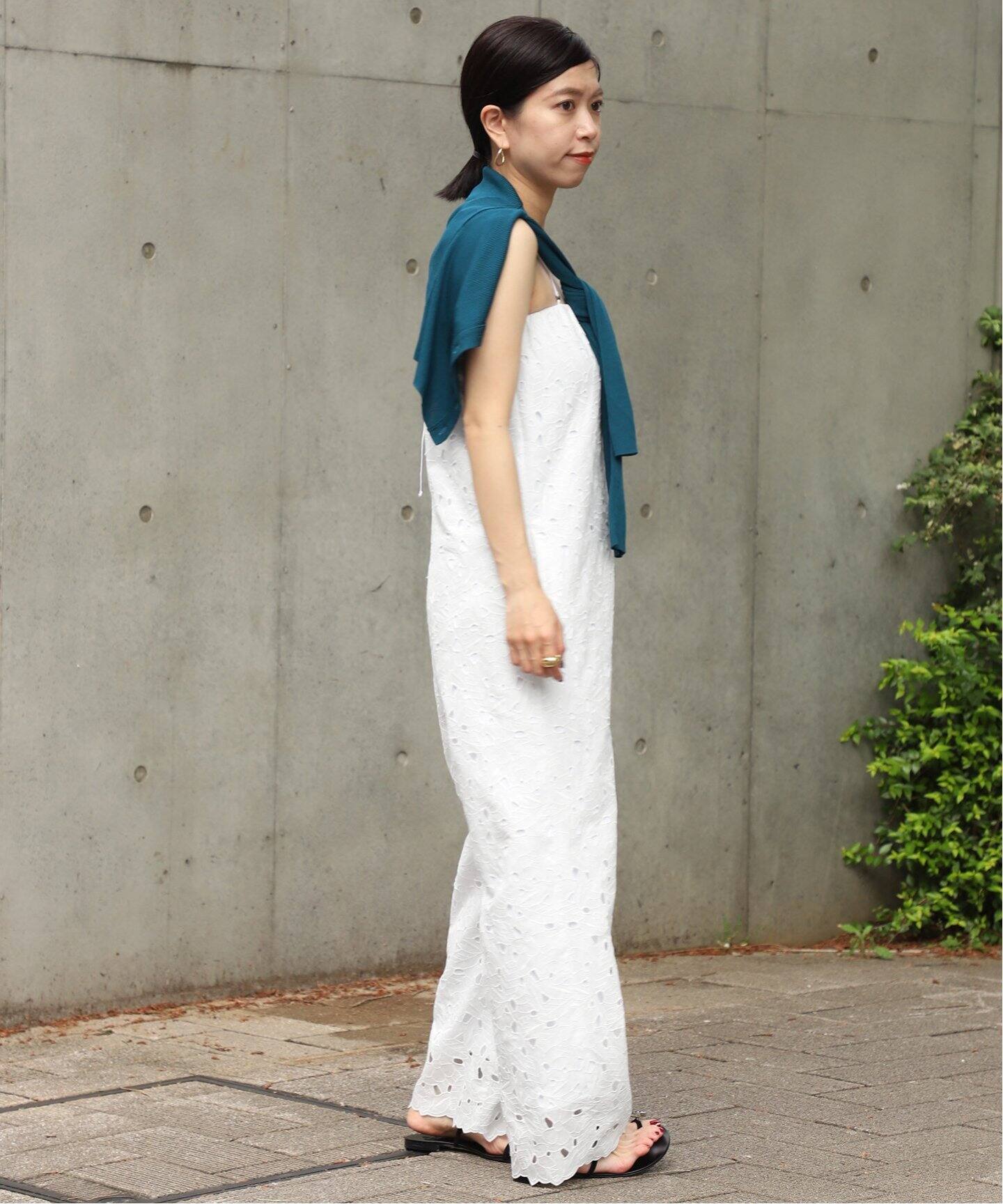 コットン刺繍オールインワン（つなぎ／オールインワン）｜VERMEIL par  