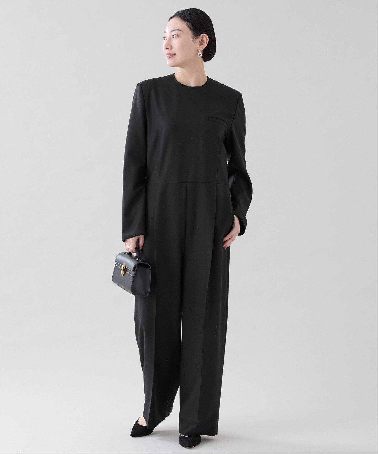 W/P梳毛ライクオールインワン（つなぎ／オールインワン）｜VERMEIL par