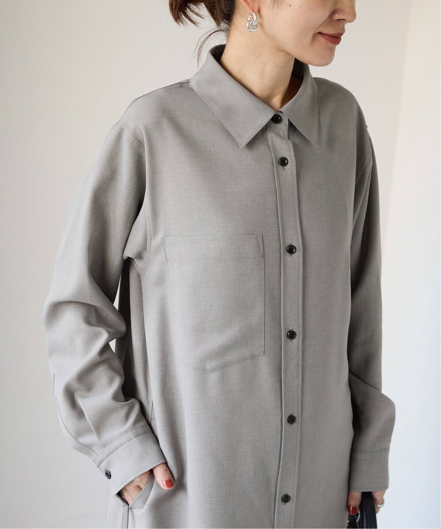 ロングシャツワンピース（シャツワンピース）｜VERMEIL par iena 