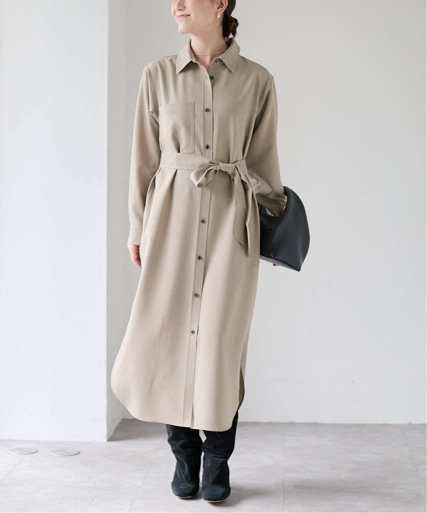 ロングシャツワンピース（シャツワンピース）｜VERMEIL par iena  