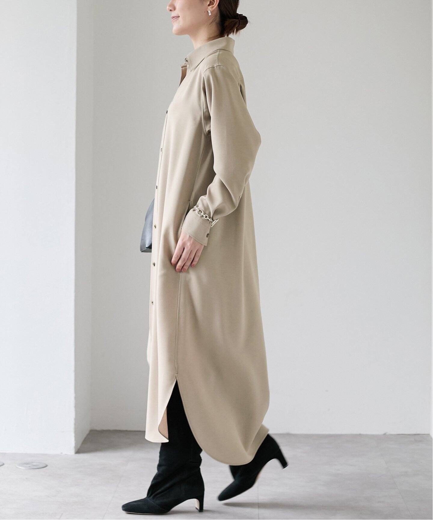 ロングシャツワンピース（シャツワンピース）｜VERMEIL par iena  