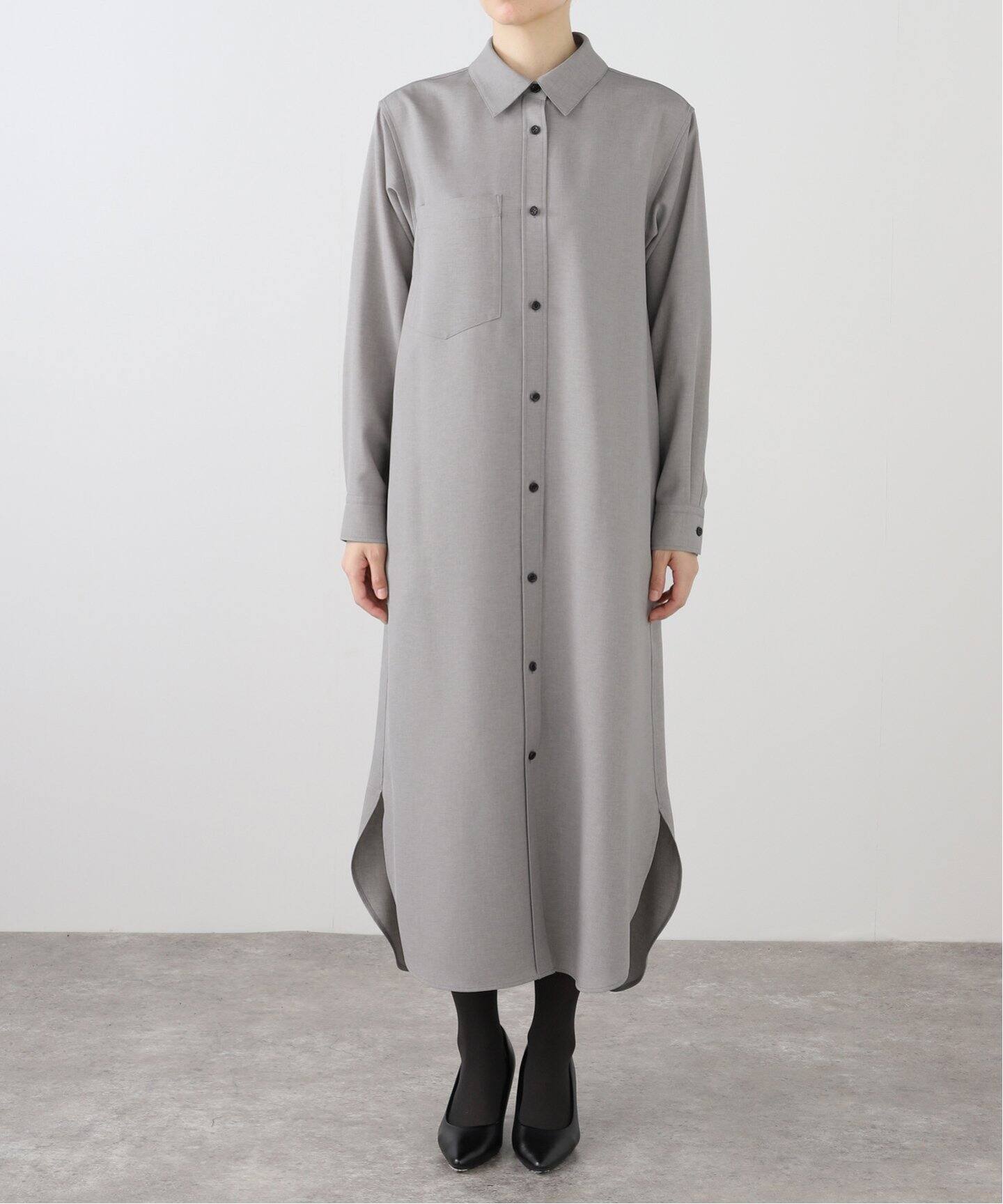 ロングシャツワンピース（シャツワンピース）｜VERMEIL par iena  