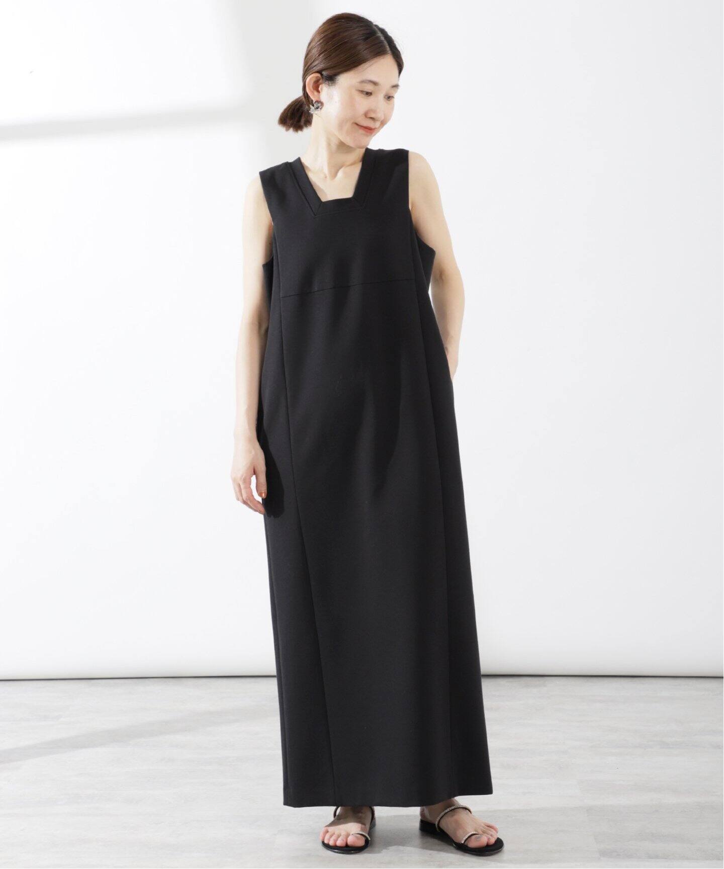 コットンポンチスクエアネックワンピース（ワンピース）｜VERMEIL par  