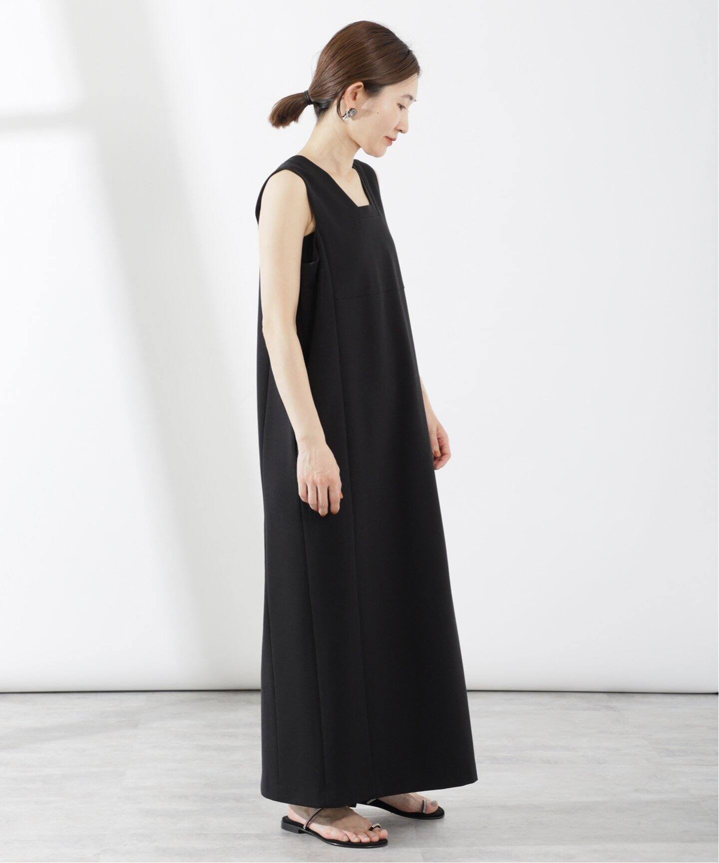 コットンポンチスクエアネックワンピース（ワンピース）｜VERMEIL par  