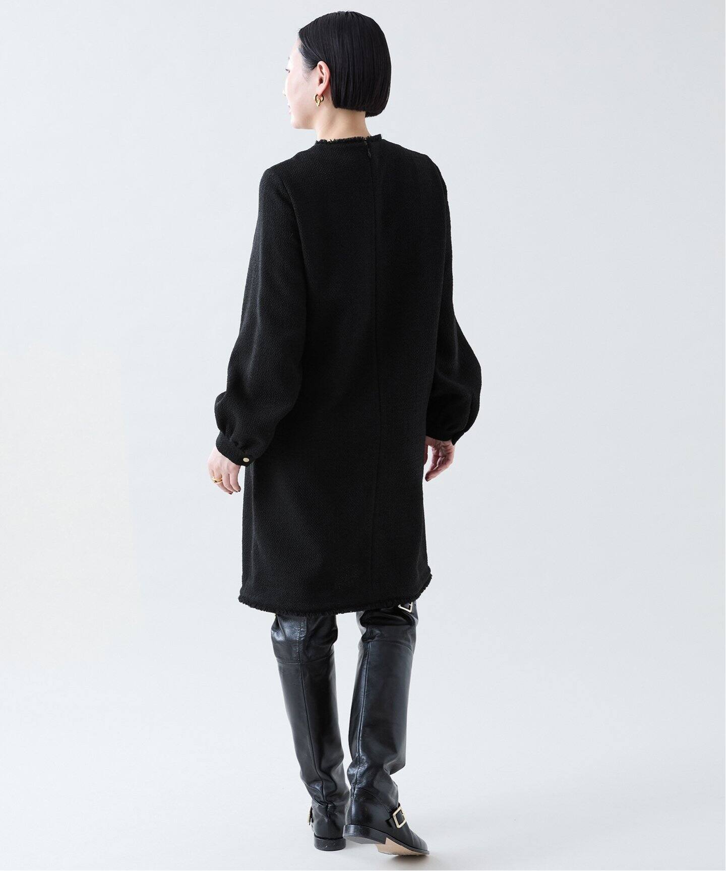 ツイードフリルワンピース（ワンピース）｜VERMEIL par iena