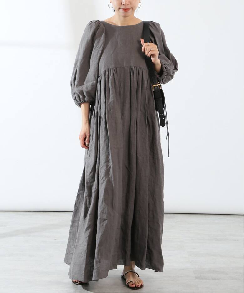 追加》ベルギーリネンワンピース（ワンピース）｜VERMEIL par iena  