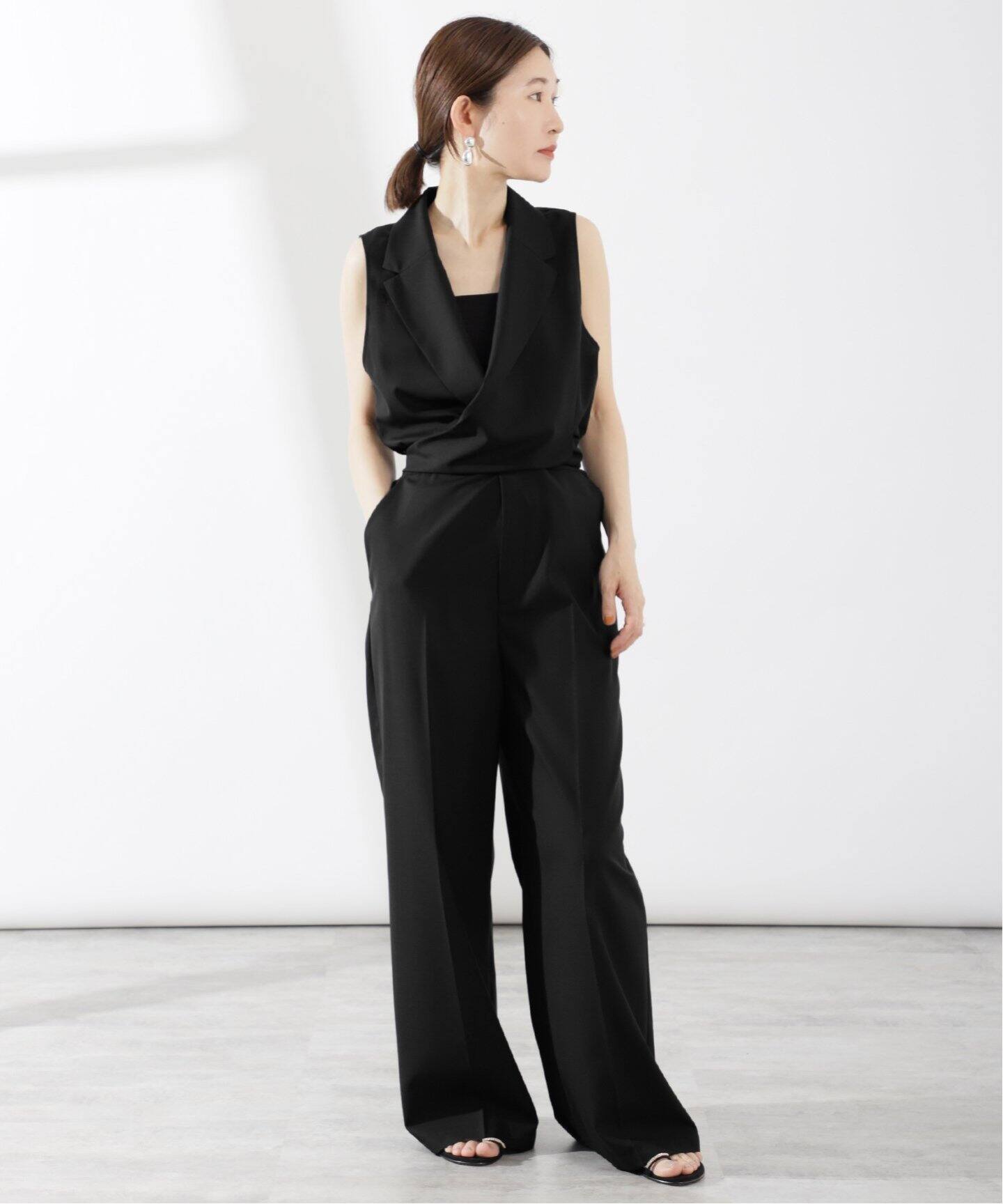 カシュクールオールインワン（つなぎ／オールインワン）｜VERMEIL par  