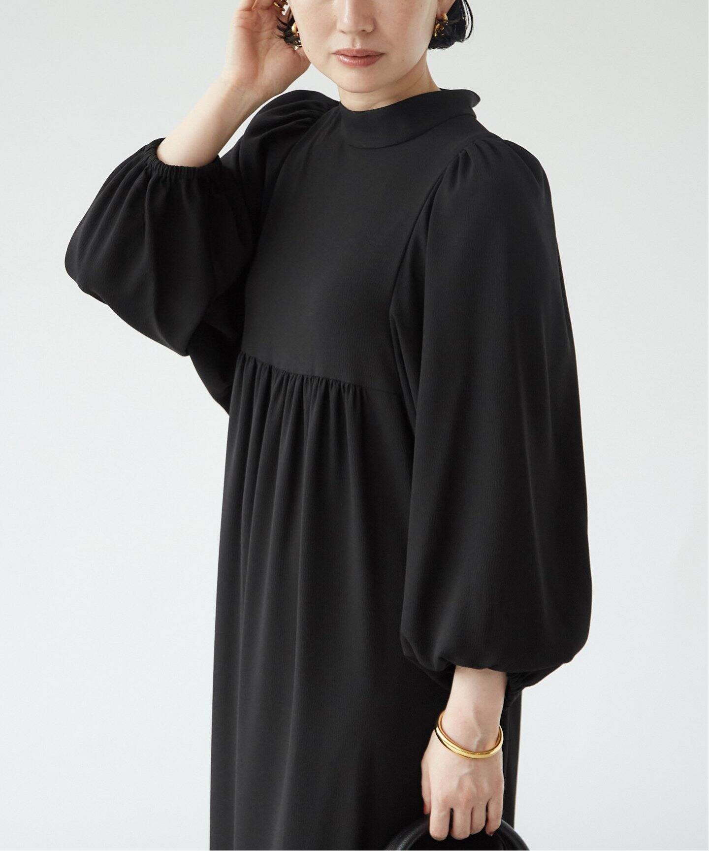 追加2》アセテートバックサテンジョーゼットワンピース（ワンピース  