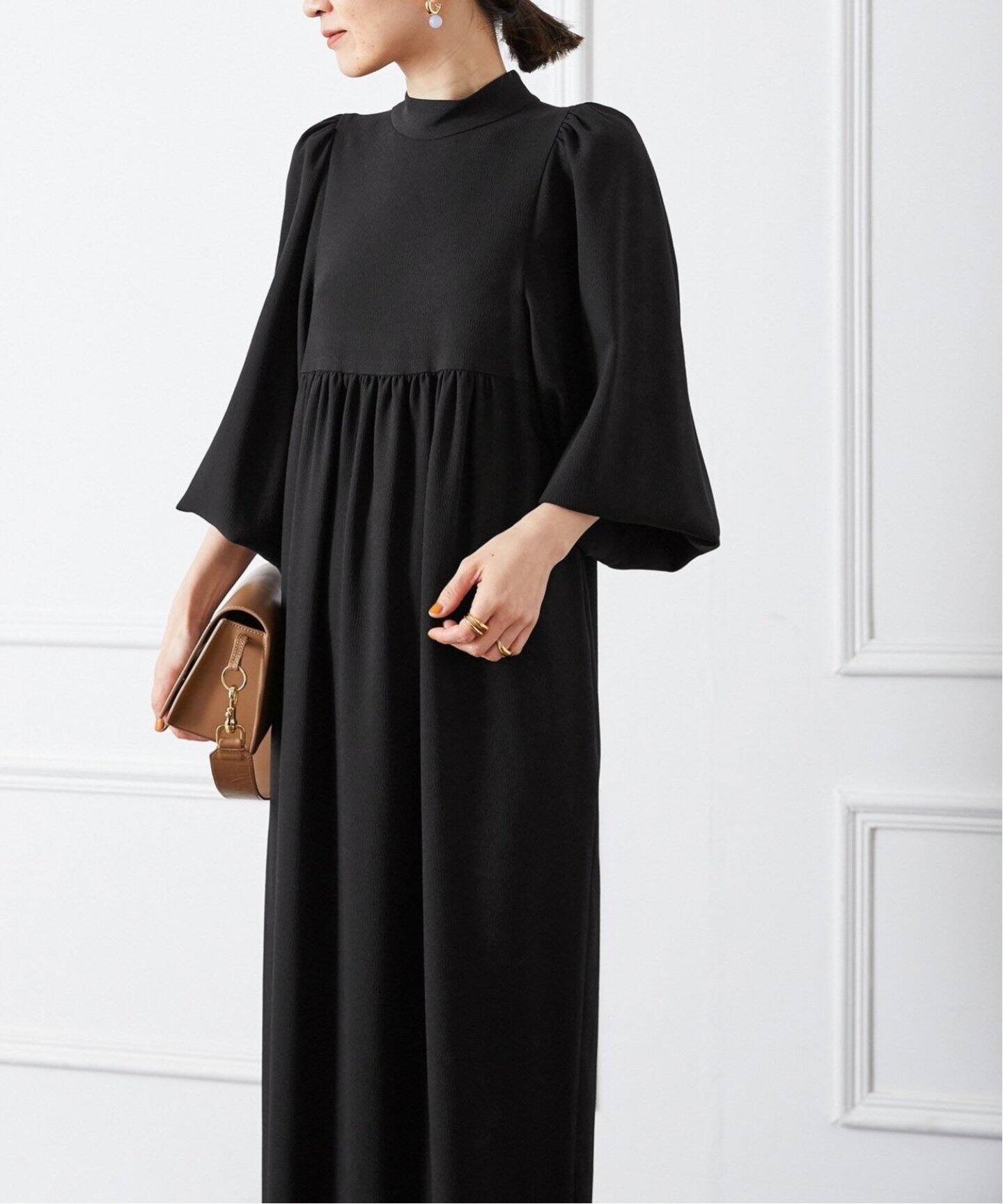 追加2》アセテートバックサテンジョーゼットワンピース（ワンピース  