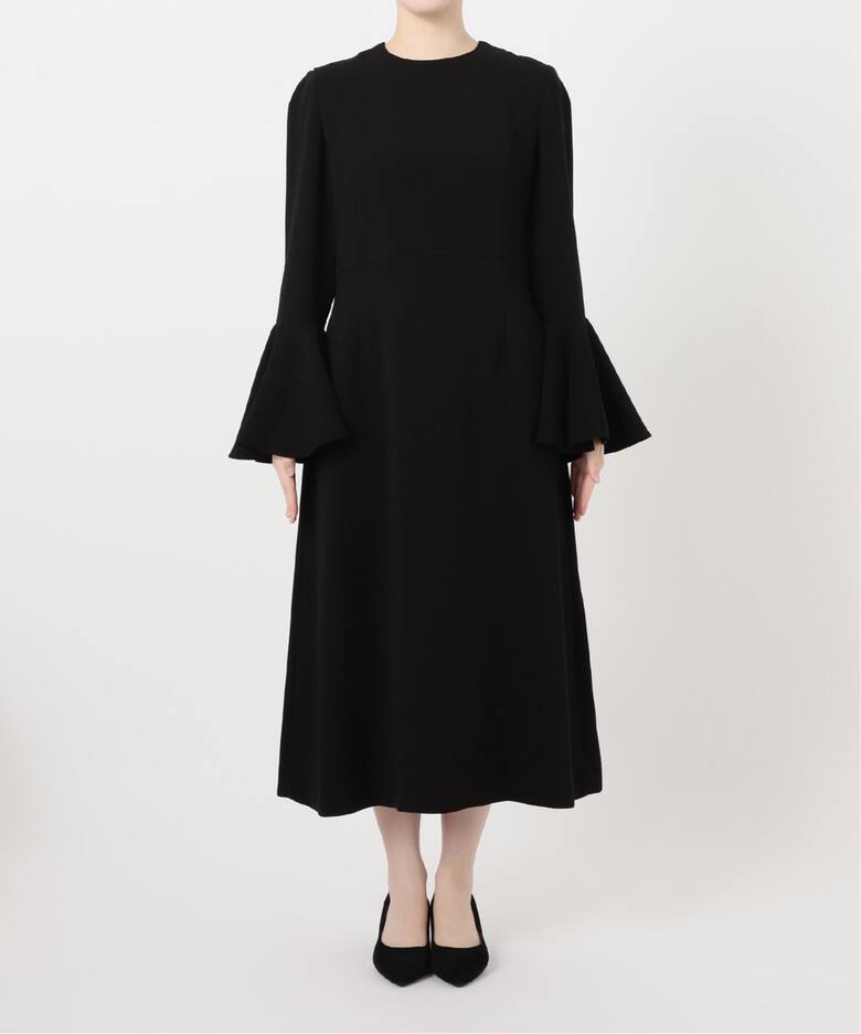 ROOM NO.8 BLACK （ルームエイトブラック）BELLSLEEVE ドレス BR8O-234 