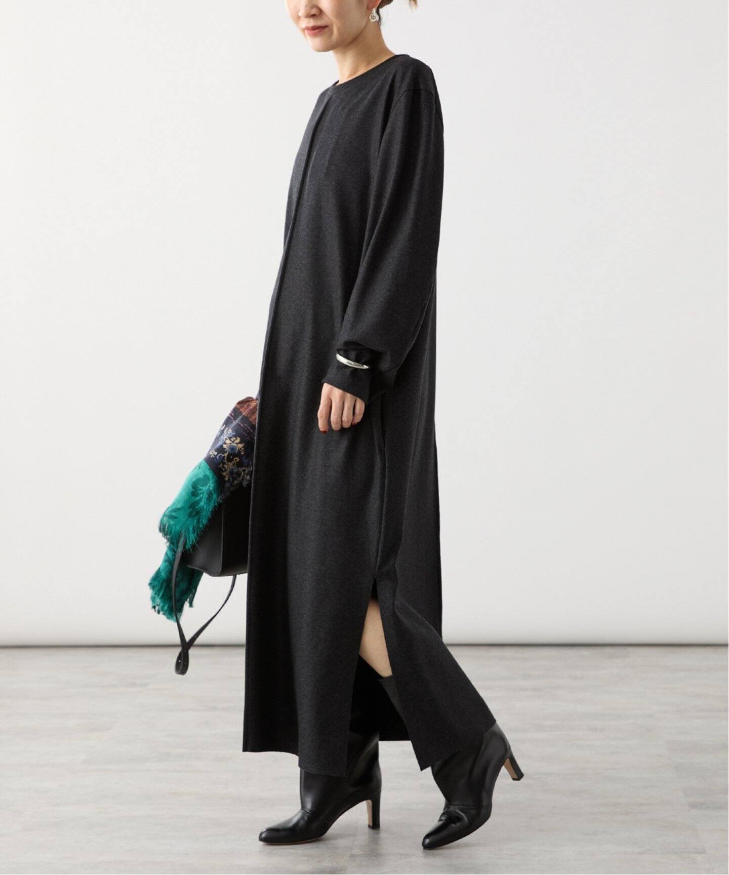 ATON（エイトン） Merino College Jersey ドレス OPAGCW0901 