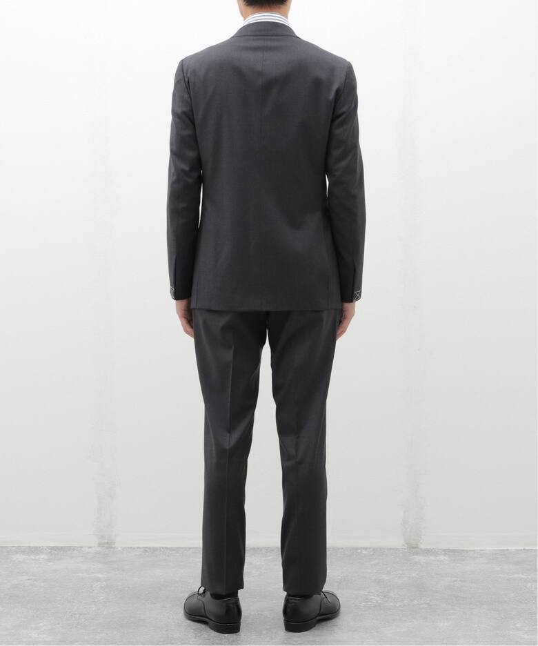 エディフィス スーツ サージ無地 ブラック （CFT 3ボタン スーツ  