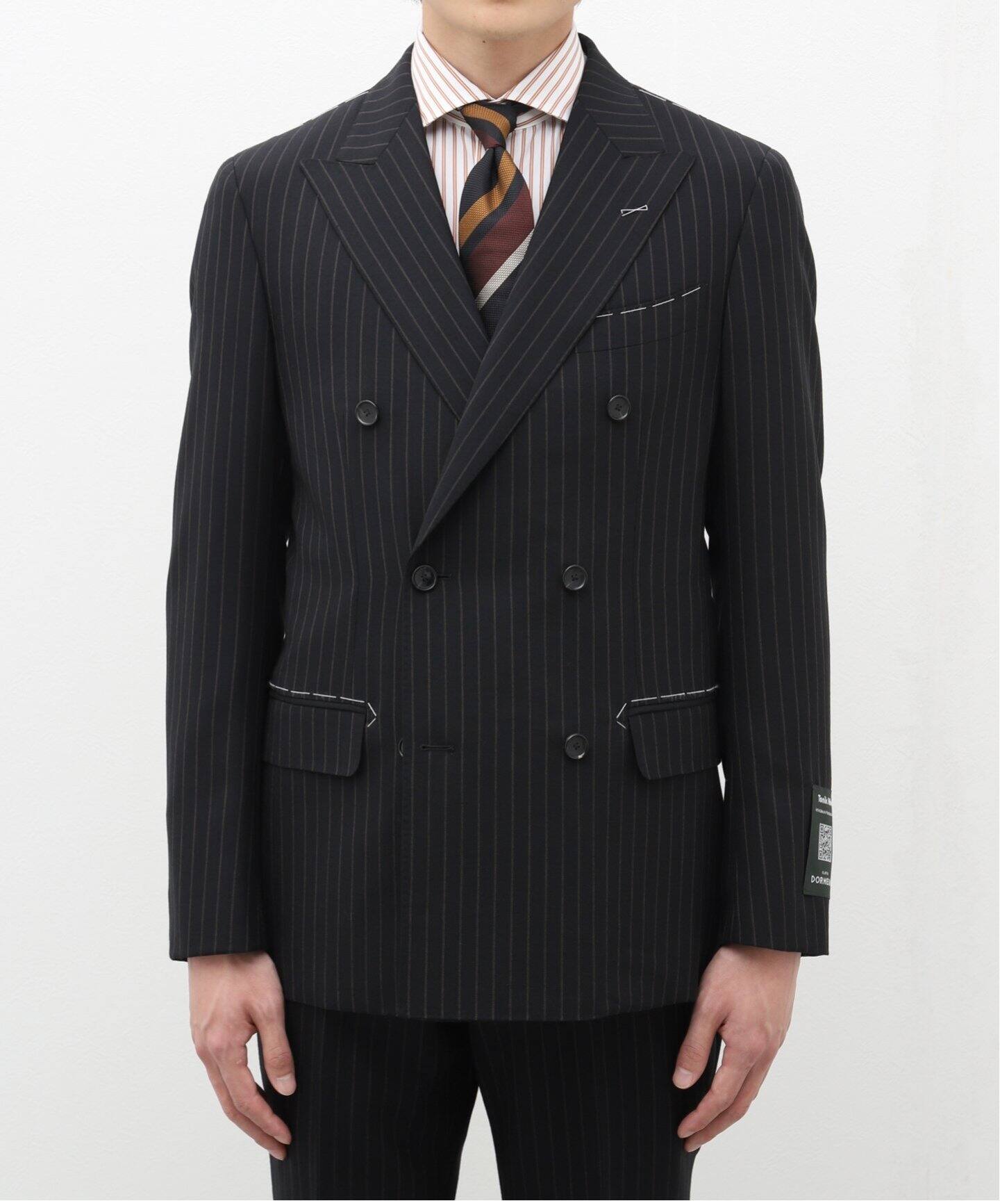 DORMEUIL】D.CFT ダブルブレスト 6ボタン ジャケット（スーツ 