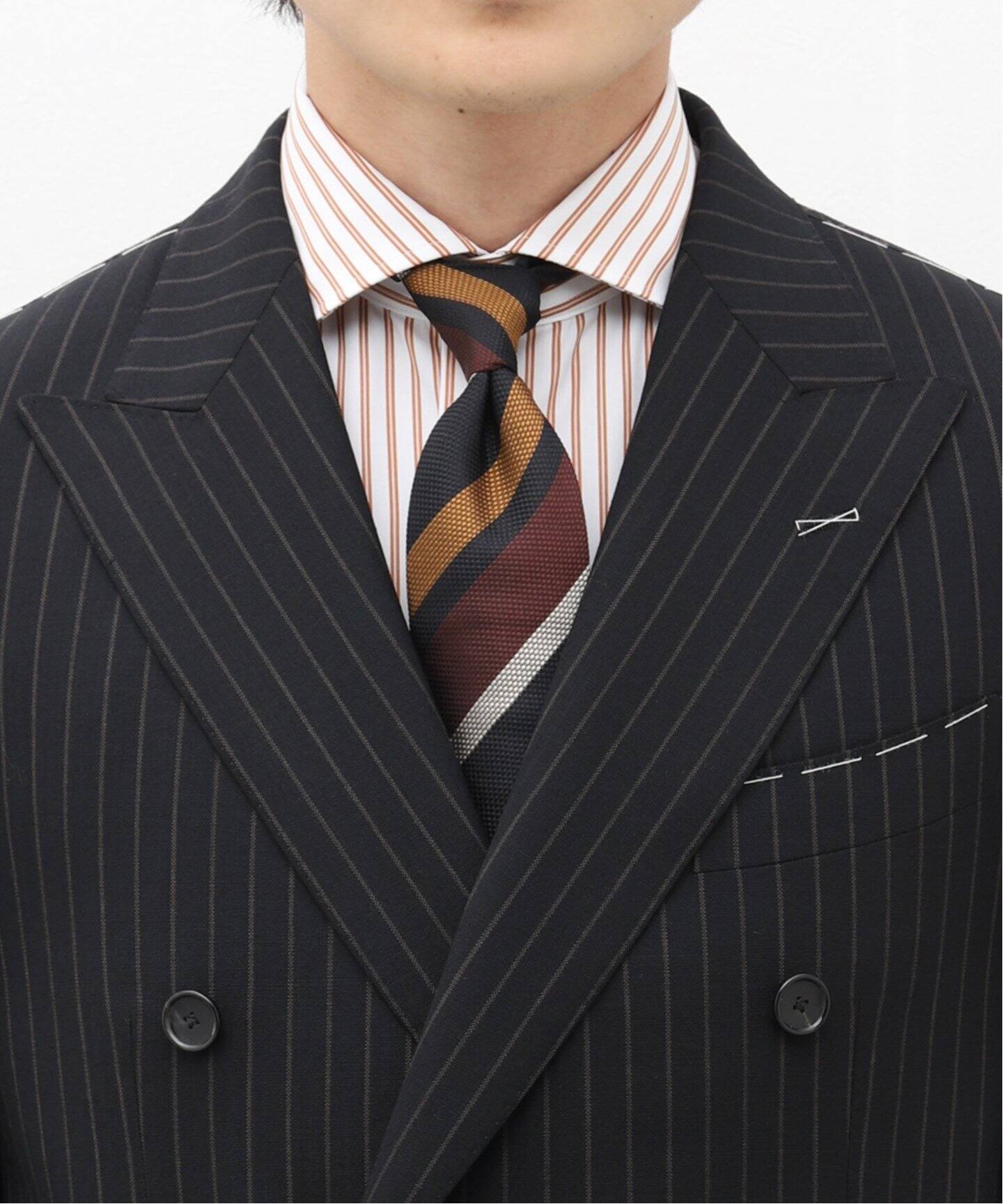 DORMEUIL】D.CFT ダブルブレスト 6ボタン ジャケット（スーツ 