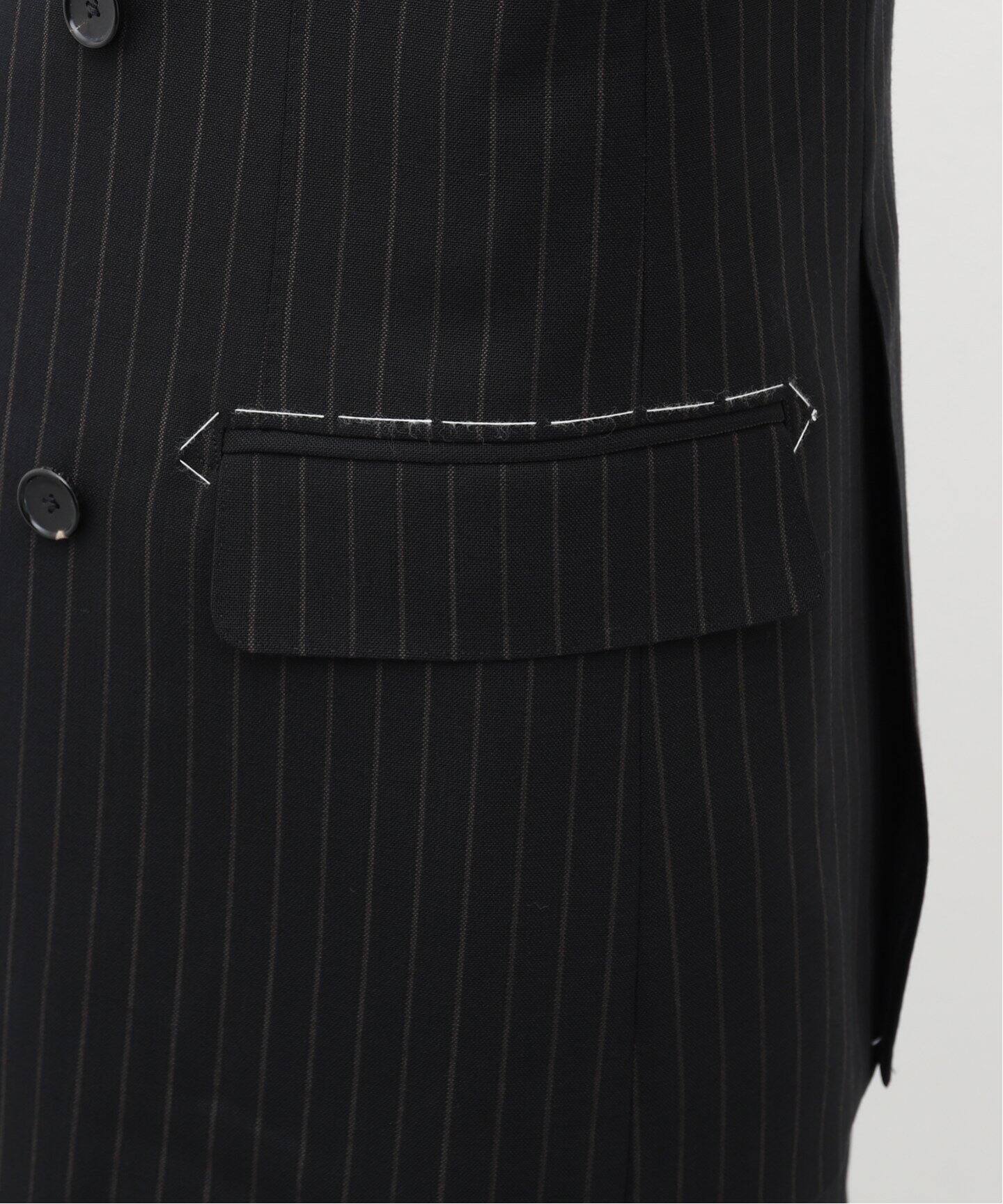 SAINT LAURENT ストライプ ダブルブレストスーツ 48（CELINE 