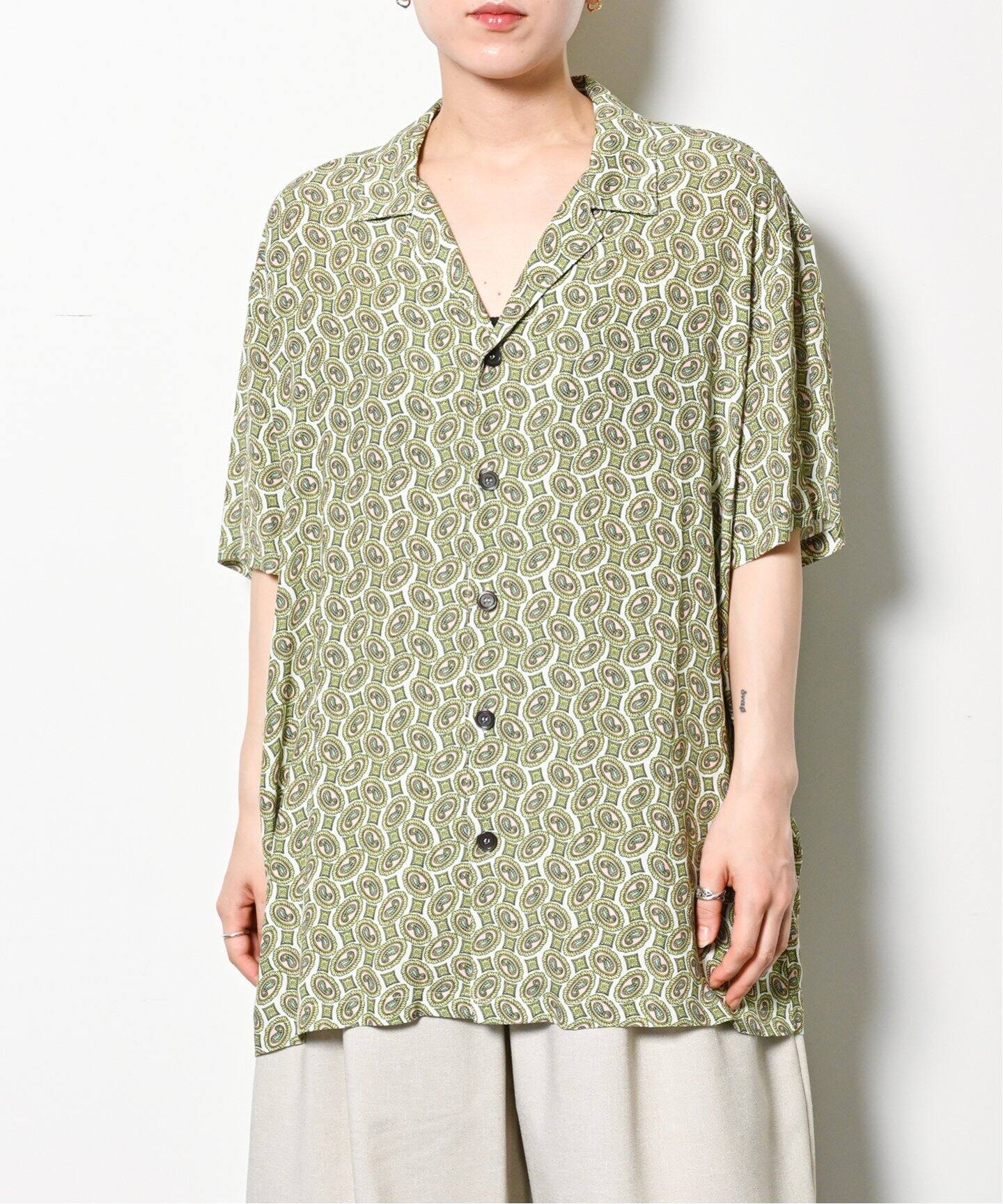 WAXMAN BROTHERS Hawaii shirt[GREEN]：シャツ（シャツ／ブラウス 