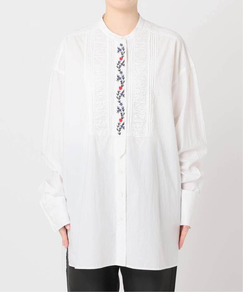 SARA MALLIKA 別注 EMBROIDERY TUXEDO SHIRTS：シャツ（シャツ  