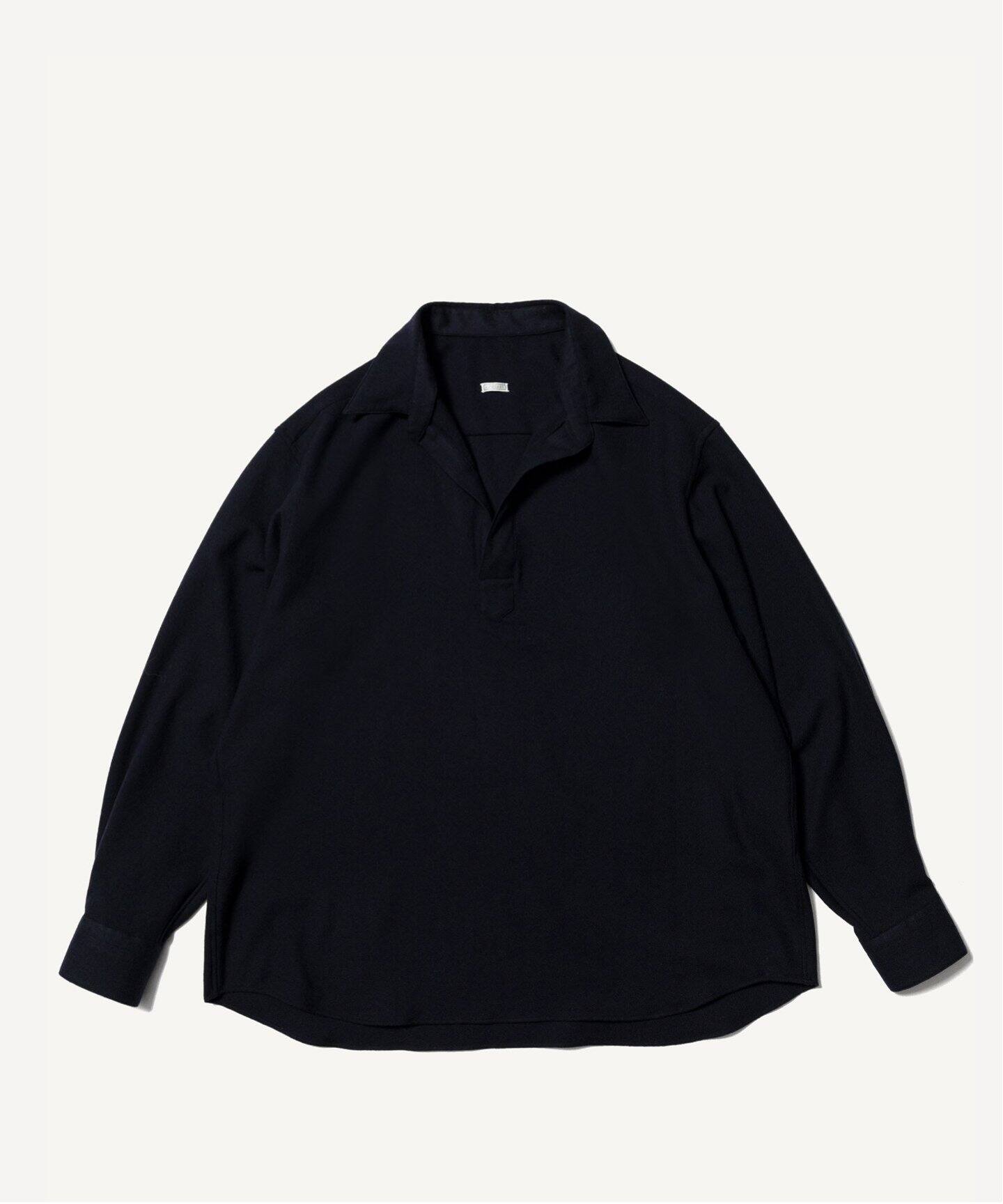 A.PRESSE / アプレッセ】Wool Skipper Shirt（シャツ／ブラウス）｜L 