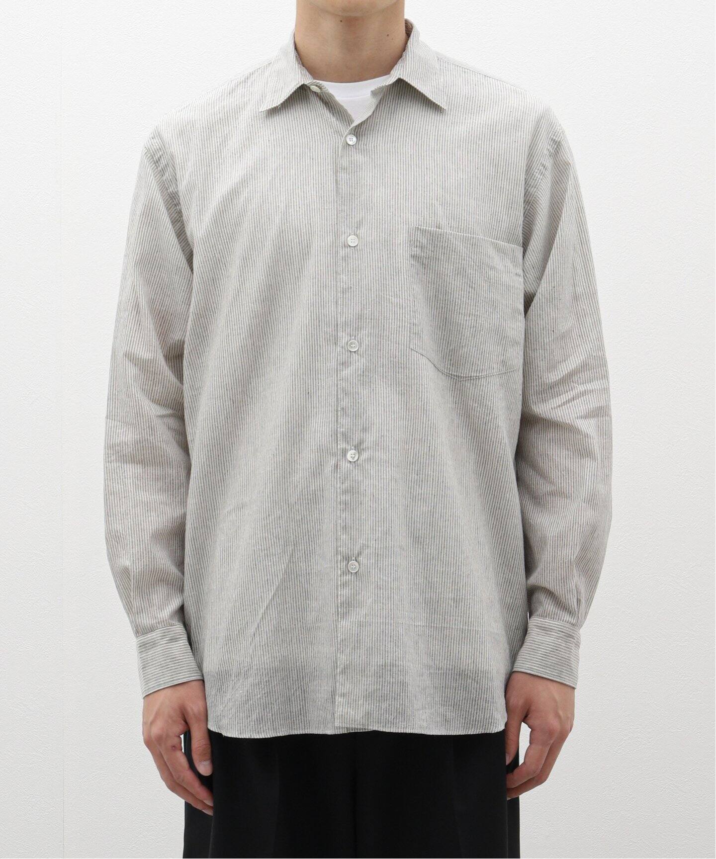 COMOLI / コモリ】KHADIコットン コモリシャツ（シャツ／ブラウス）｜L  