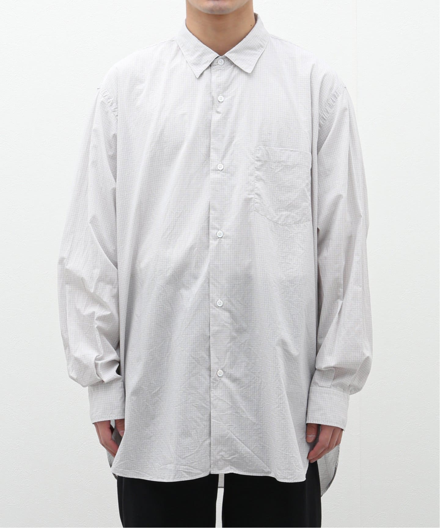 HERILL(ヘリル) Supima poplin Regular collarスーピマポプリン