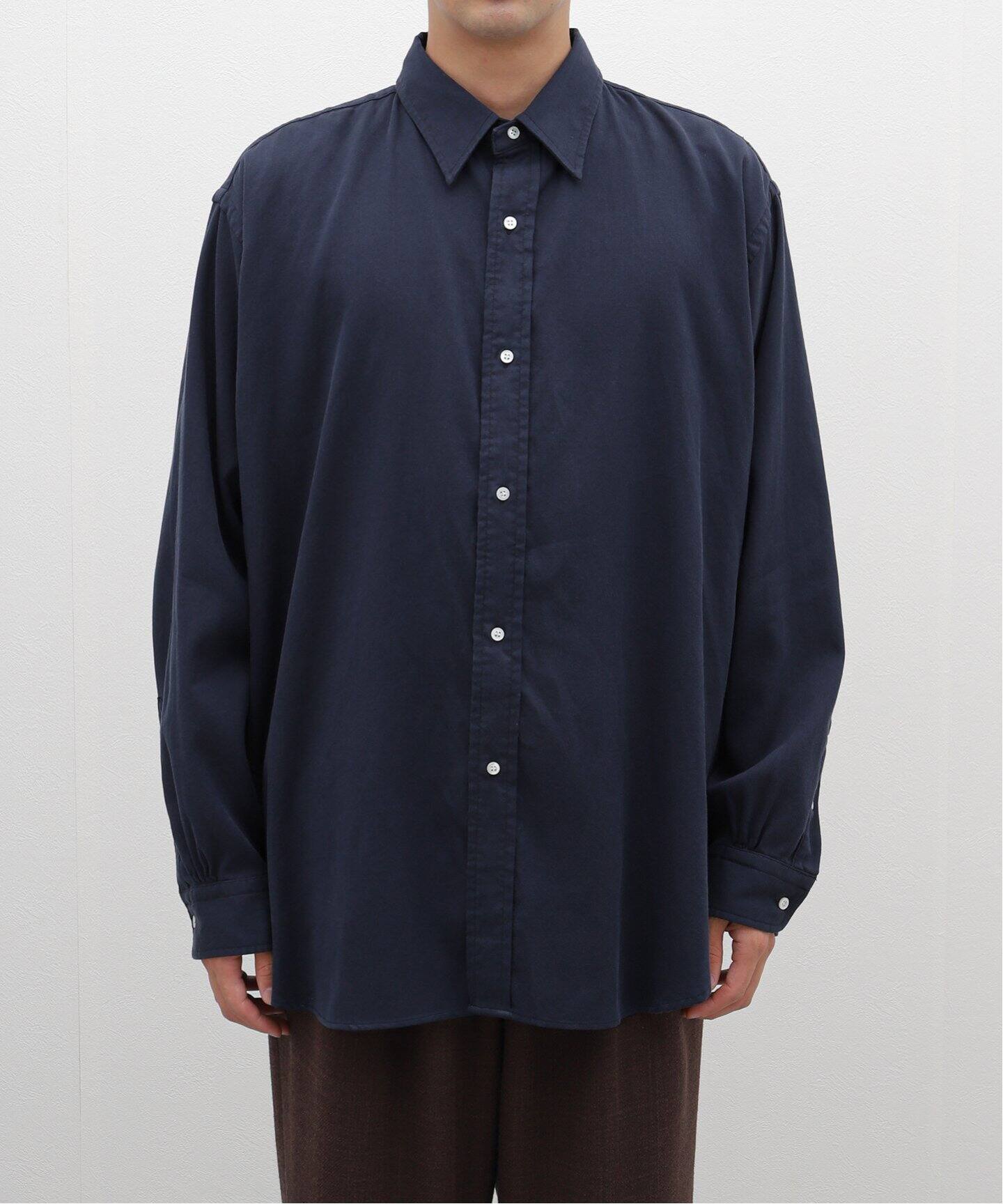 A.PRESSE / アプレッセ】Double Weave Twill Regular Coll（シャツ 