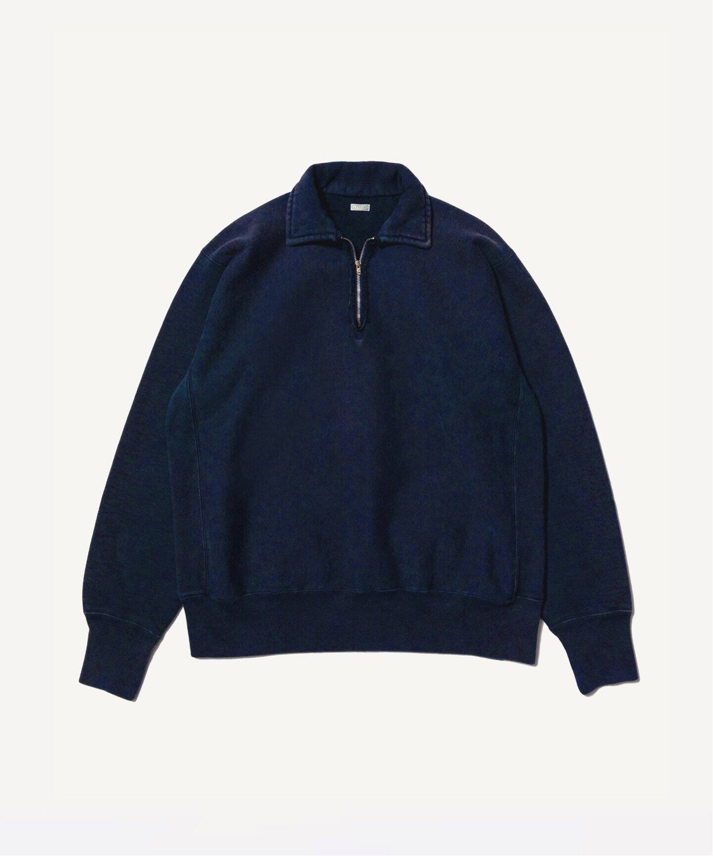 A.PRESSE / アプレッセ】Vintage Half Zip Sweat Shirt（スウェット 