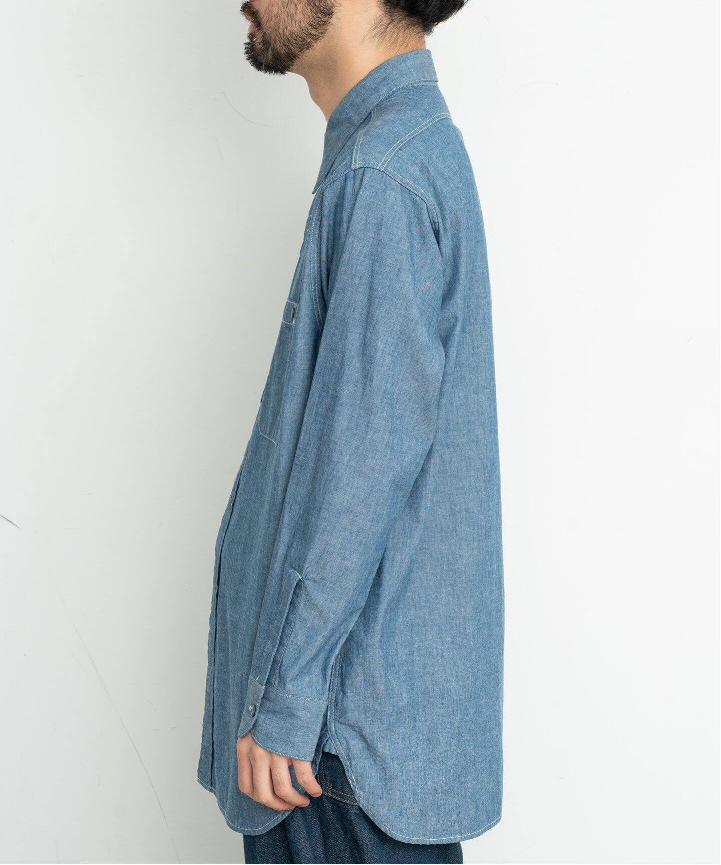 LE / エルイー】STANDARD Chambray Shirts（シャツ／ブラウス）｜L  