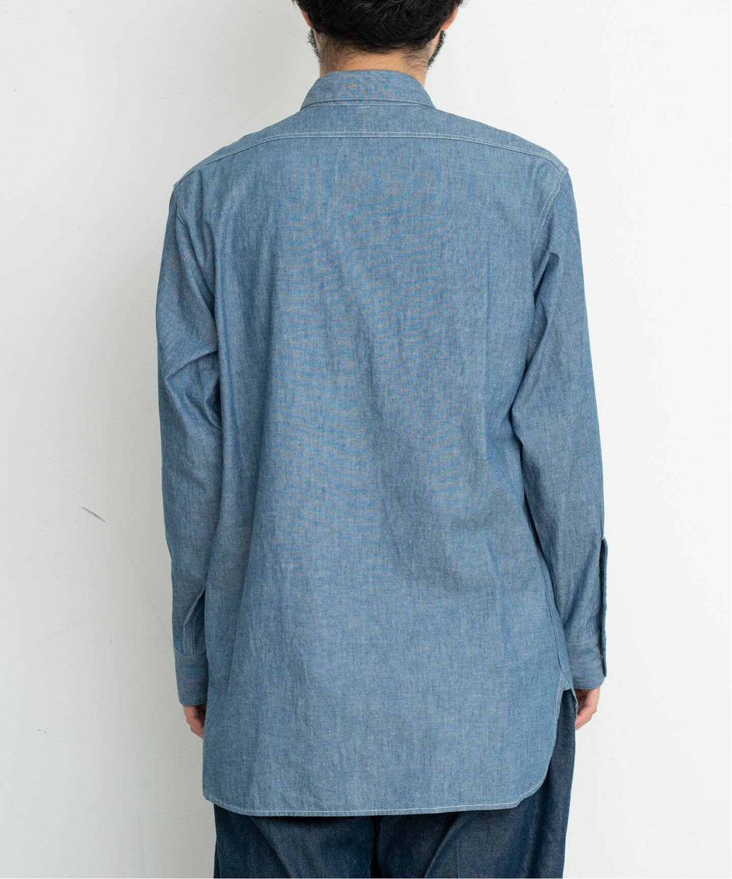 LE / エルイー】STANDARD Chambray Shirts（シャツ／ブラウス）｜L  