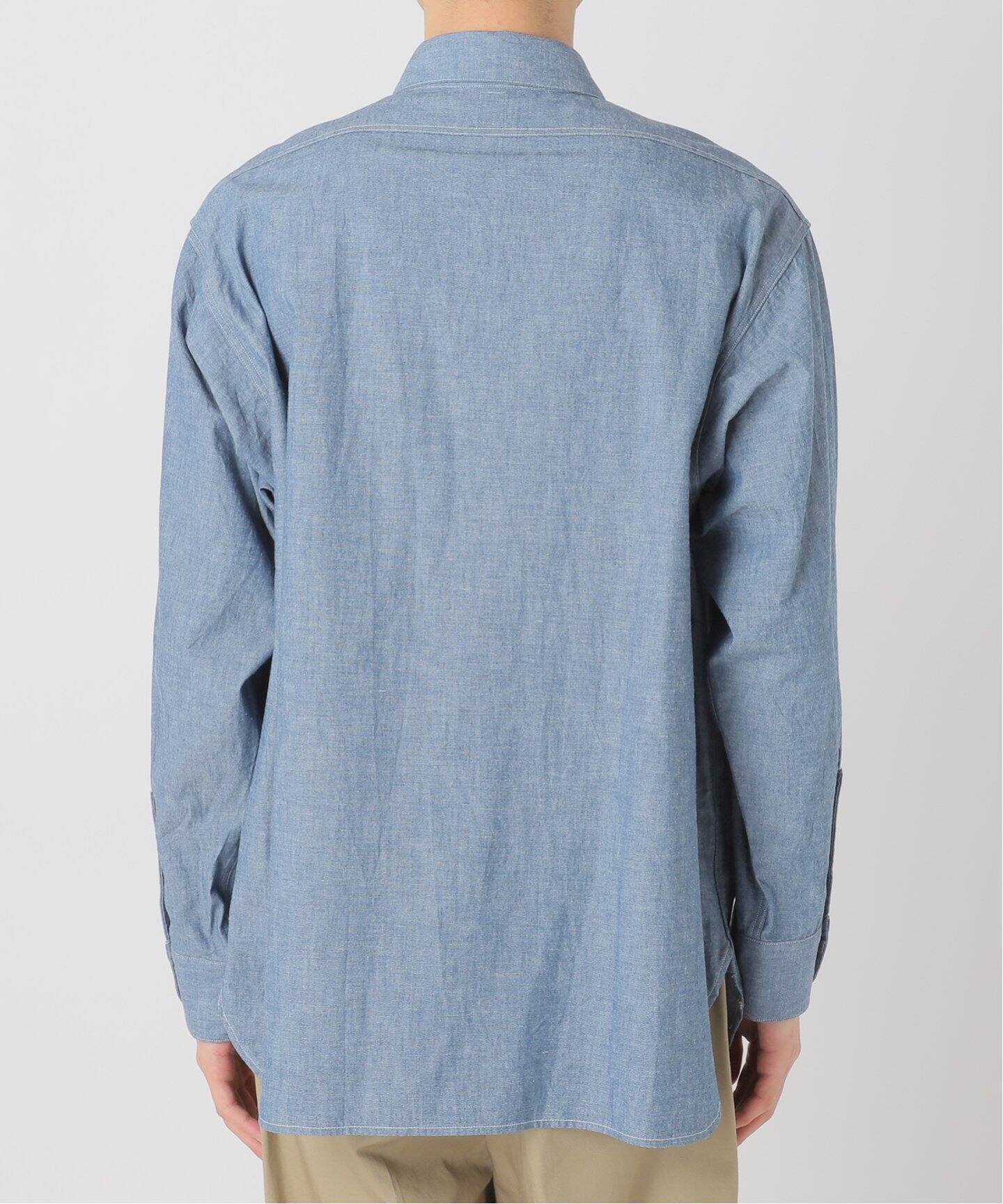 LE / エルイー】WIDE Chambray Shirts（シャツ／ブラウス）｜L