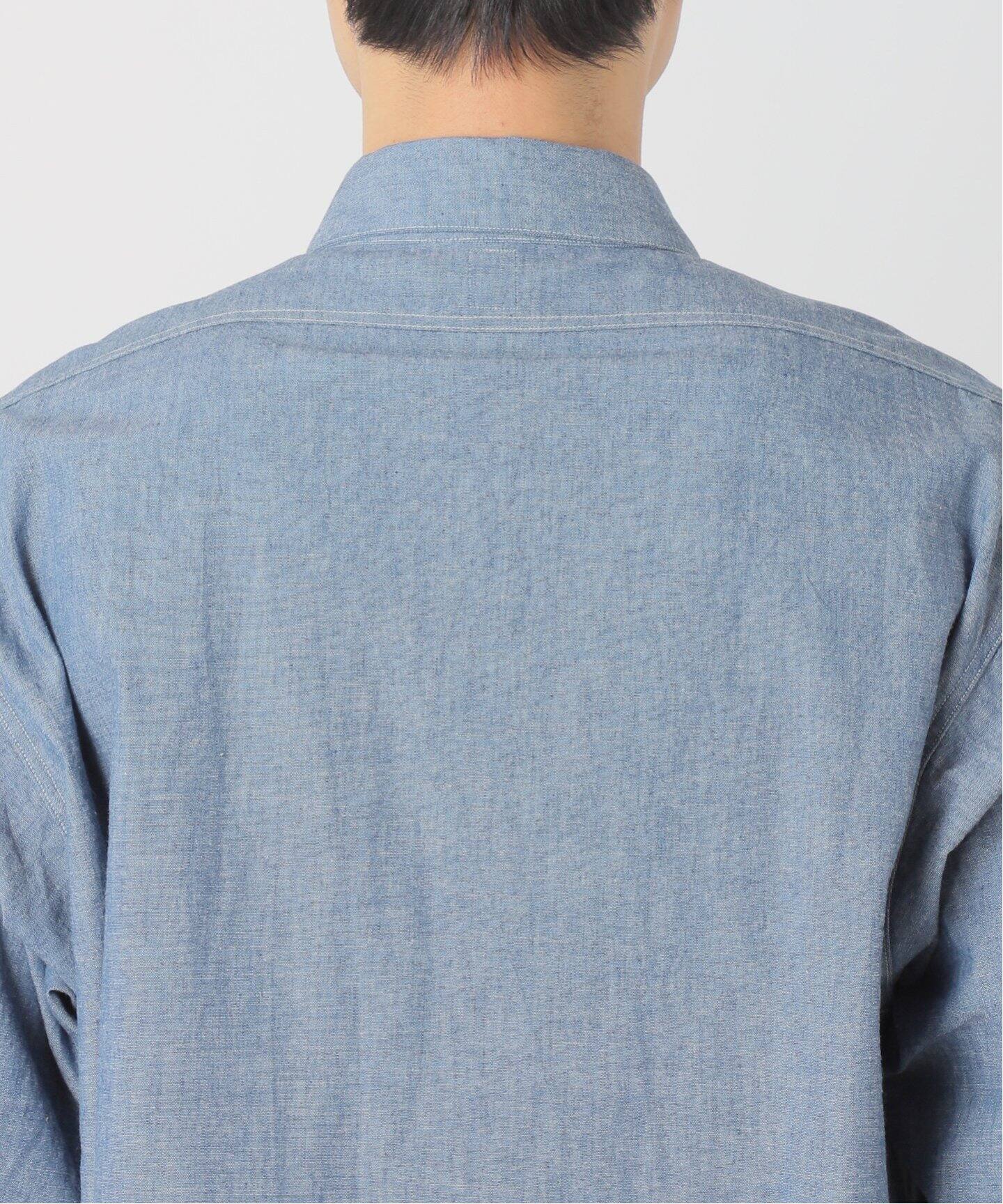 LE / エルイー】WIDE Chambray Shirts（シャツ／ブラウス）｜L